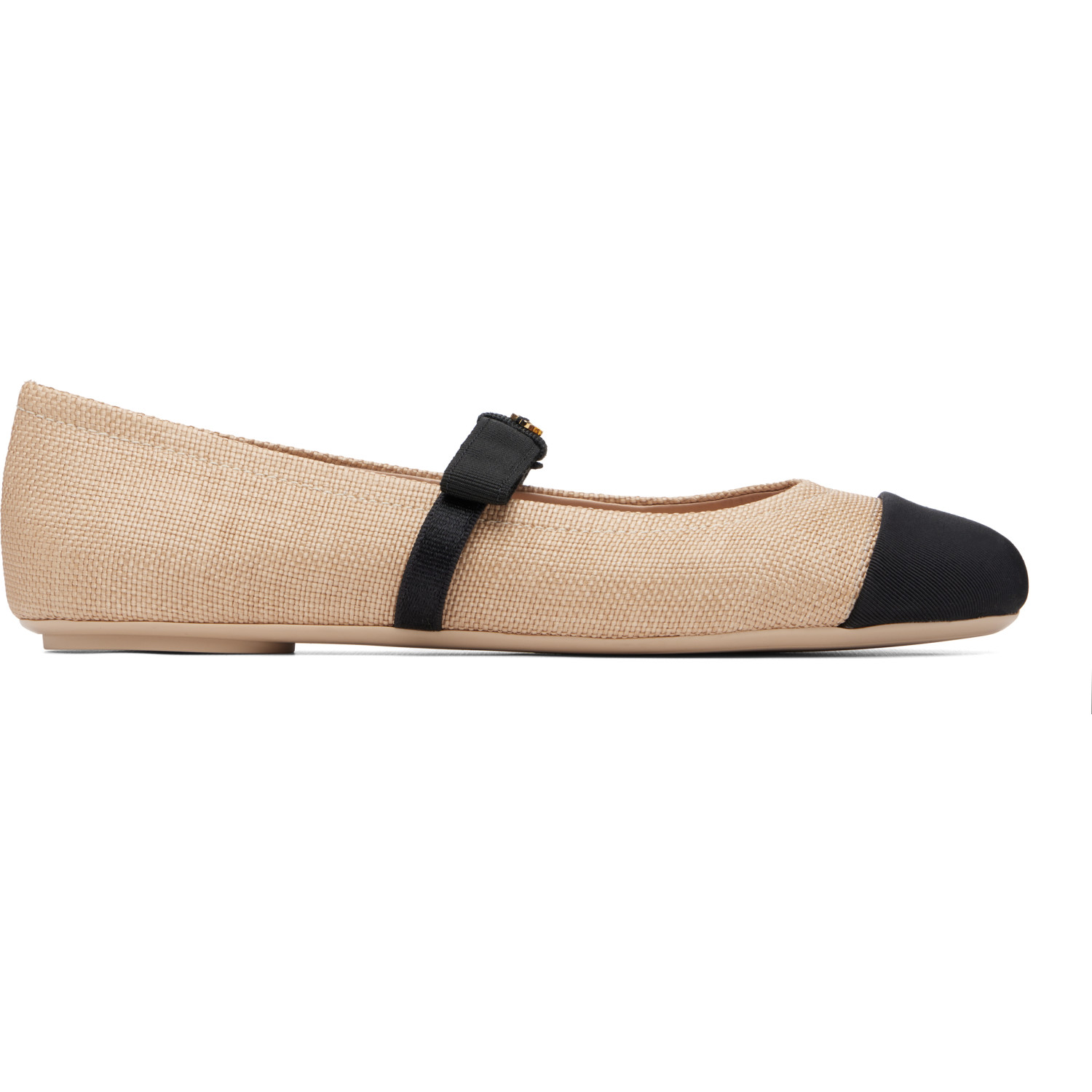 Gianvito Rossi Beige Minou Ballerina Flats
