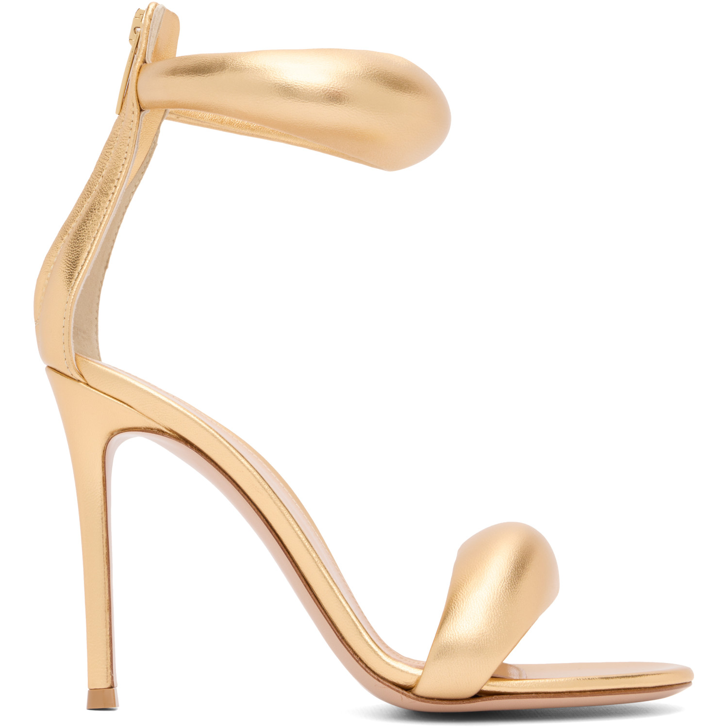 Gianvito Rossi Gold Bijoux Heeled Sandals