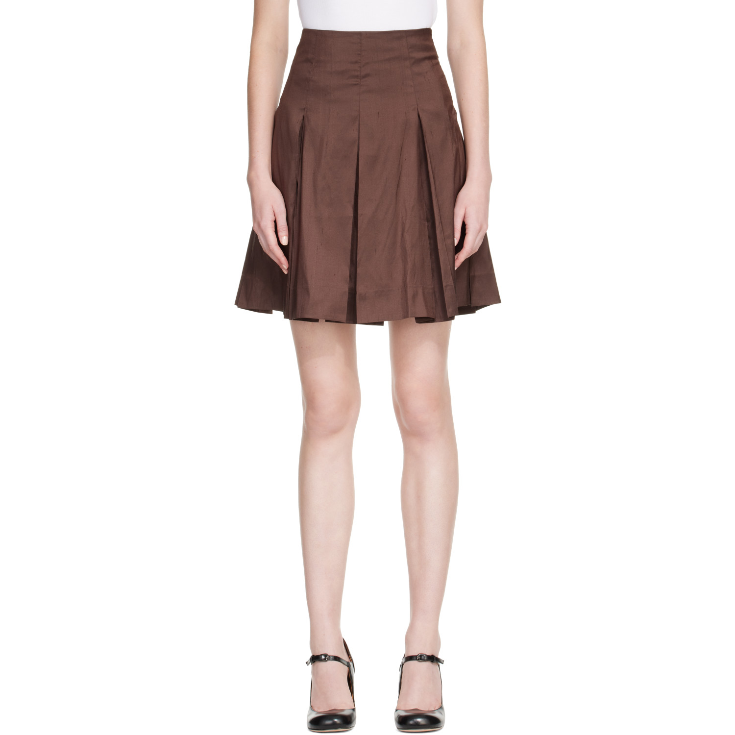 Hai Brown Freya Miniskirt In Dark Brown