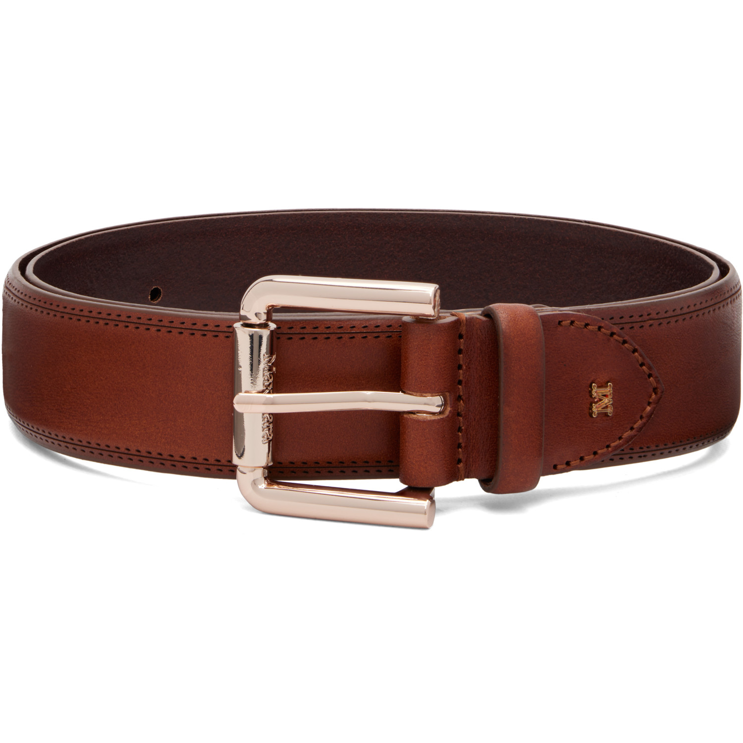 Max Mara Brown Leather Belt