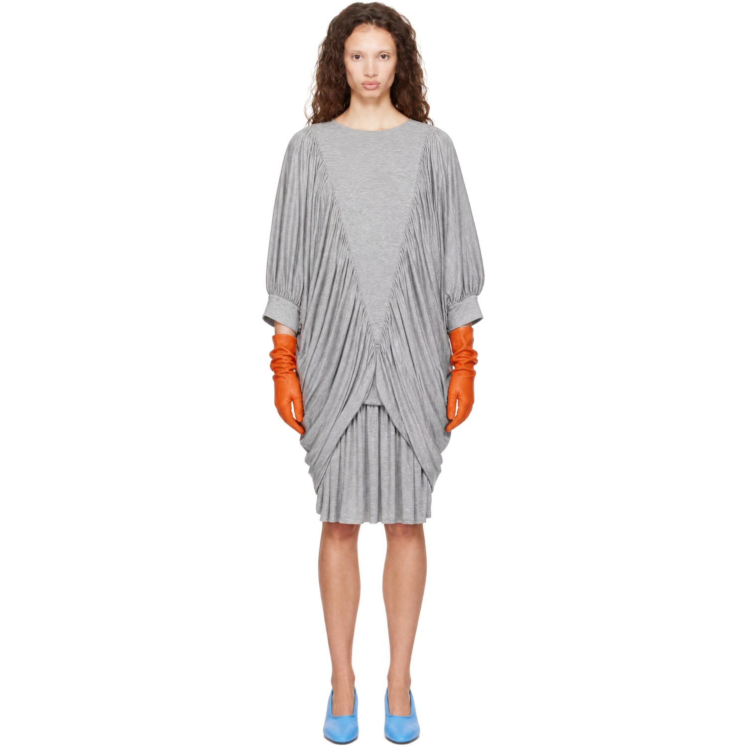 Nicklas Skovgaard Gray Alisette Midi Dress