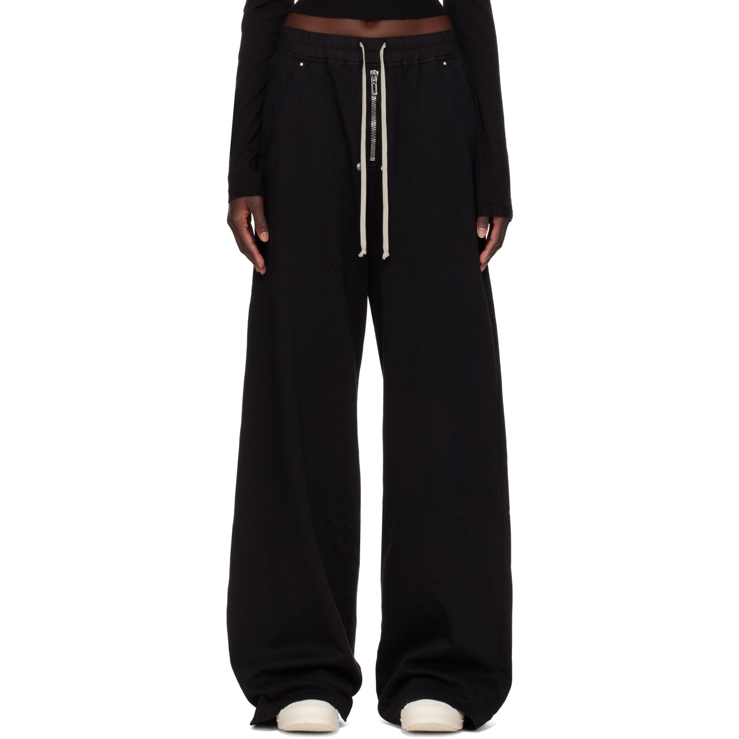 Rick Owens DRKSHDW Black Tower Geth Belas Sweatpants