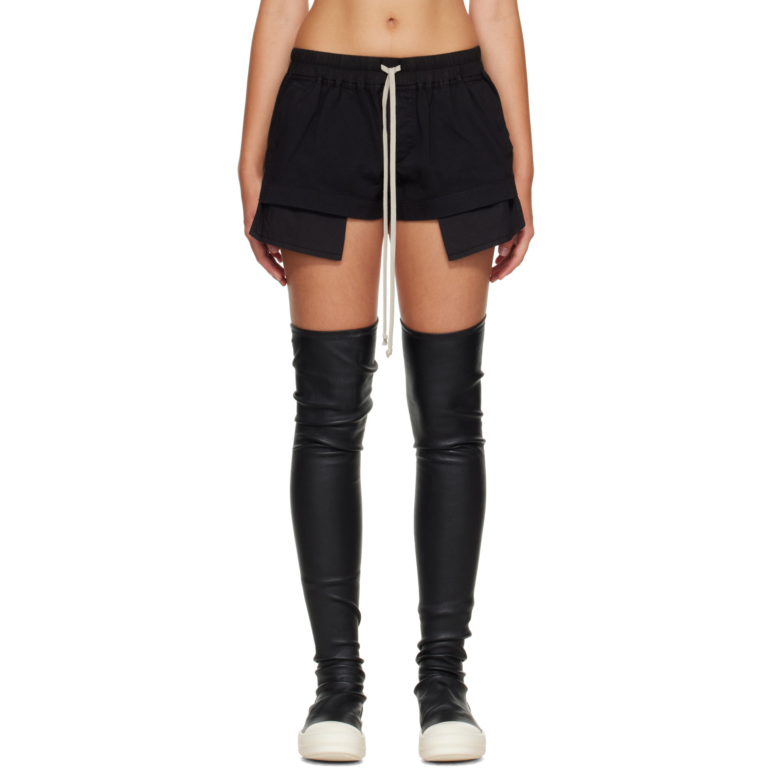 Rick Owens DRKSHDW Black Tower Fog Boxer Shorts
