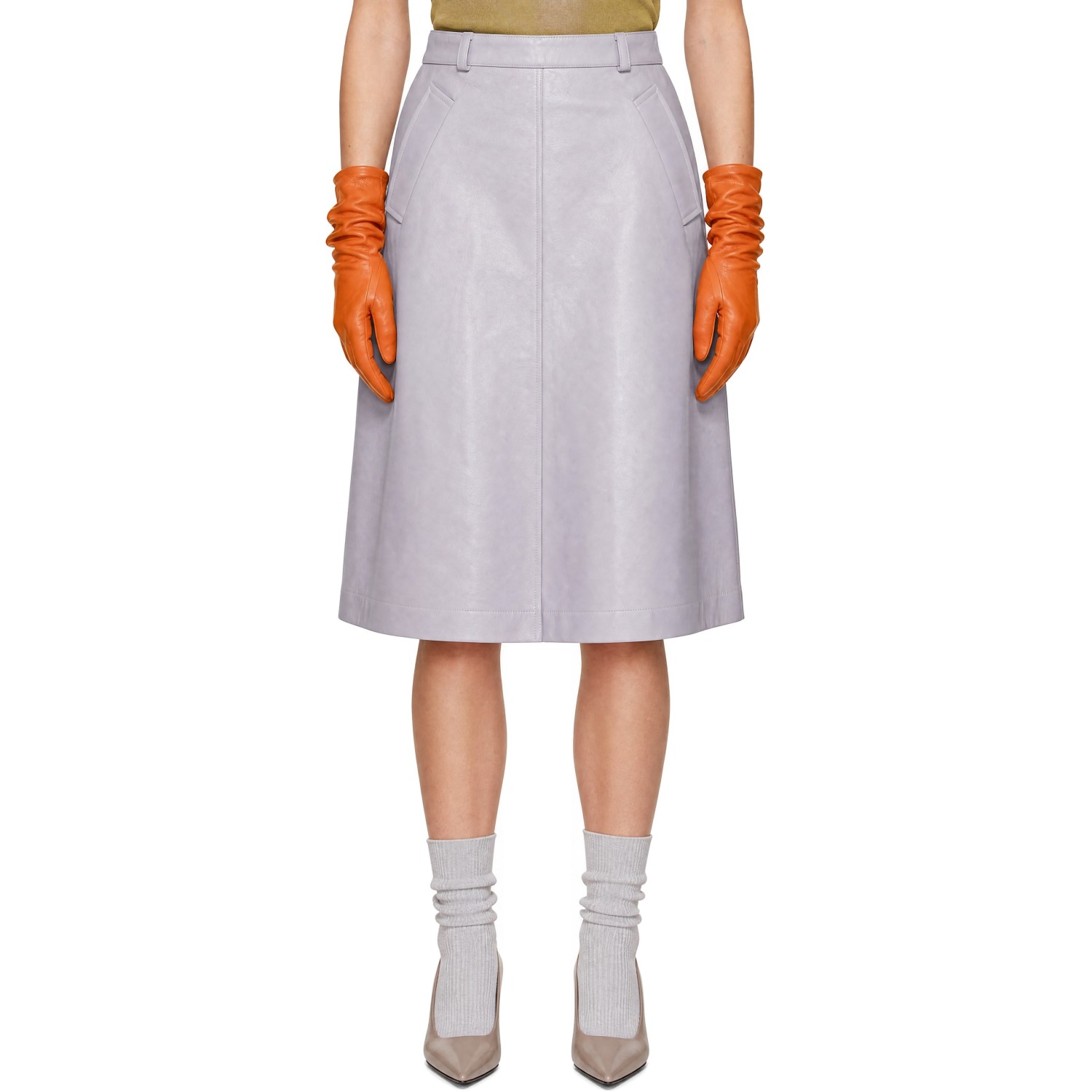 Nicklas Skovgaard Gray Clothilde Midi Skirt