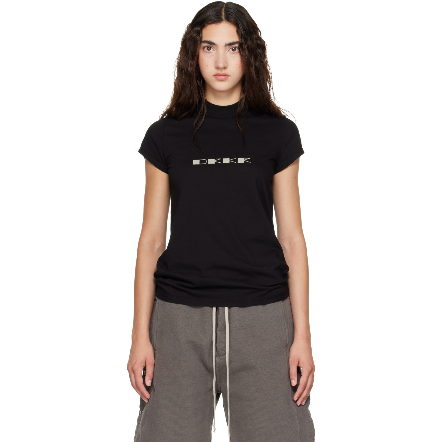 Rick Owens DRKSHDW Black Tower Small Level T-shirt