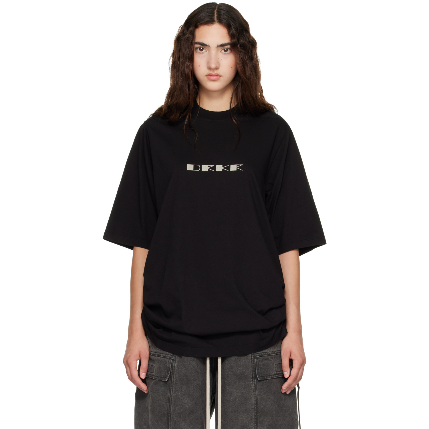 Rick Owens DRKSHDW Black Tower Jumbo S/S T-shirt