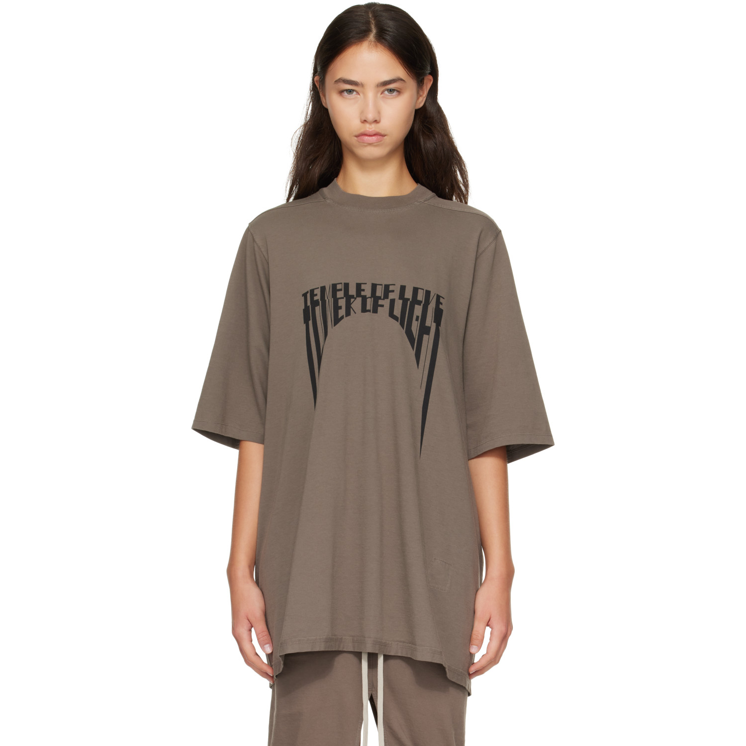 Rick Owens DRKSHDW Gray Tower Jumbo S/S T-shirt