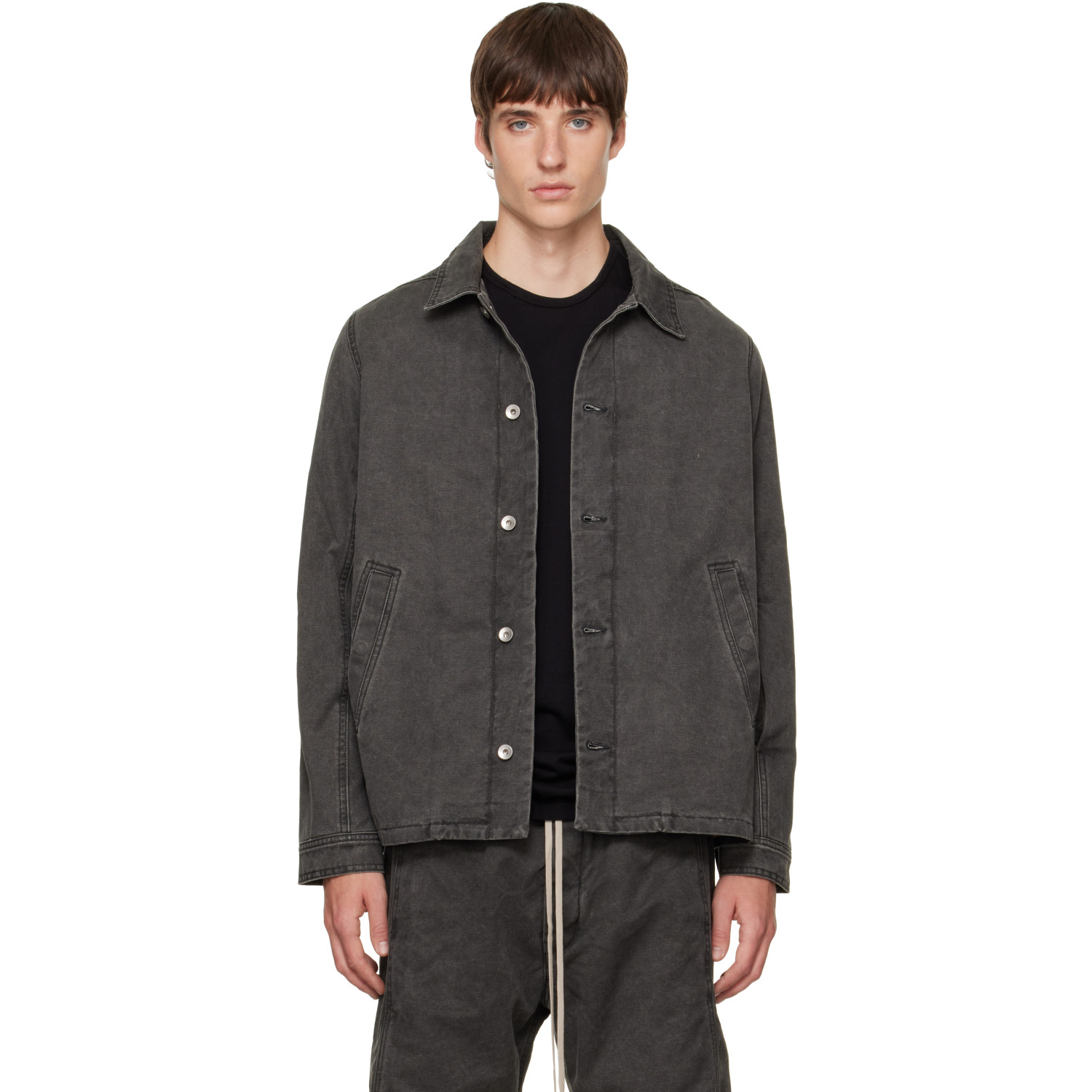 Rick Owens DRKSHDW Gray Tower Brad Jacket