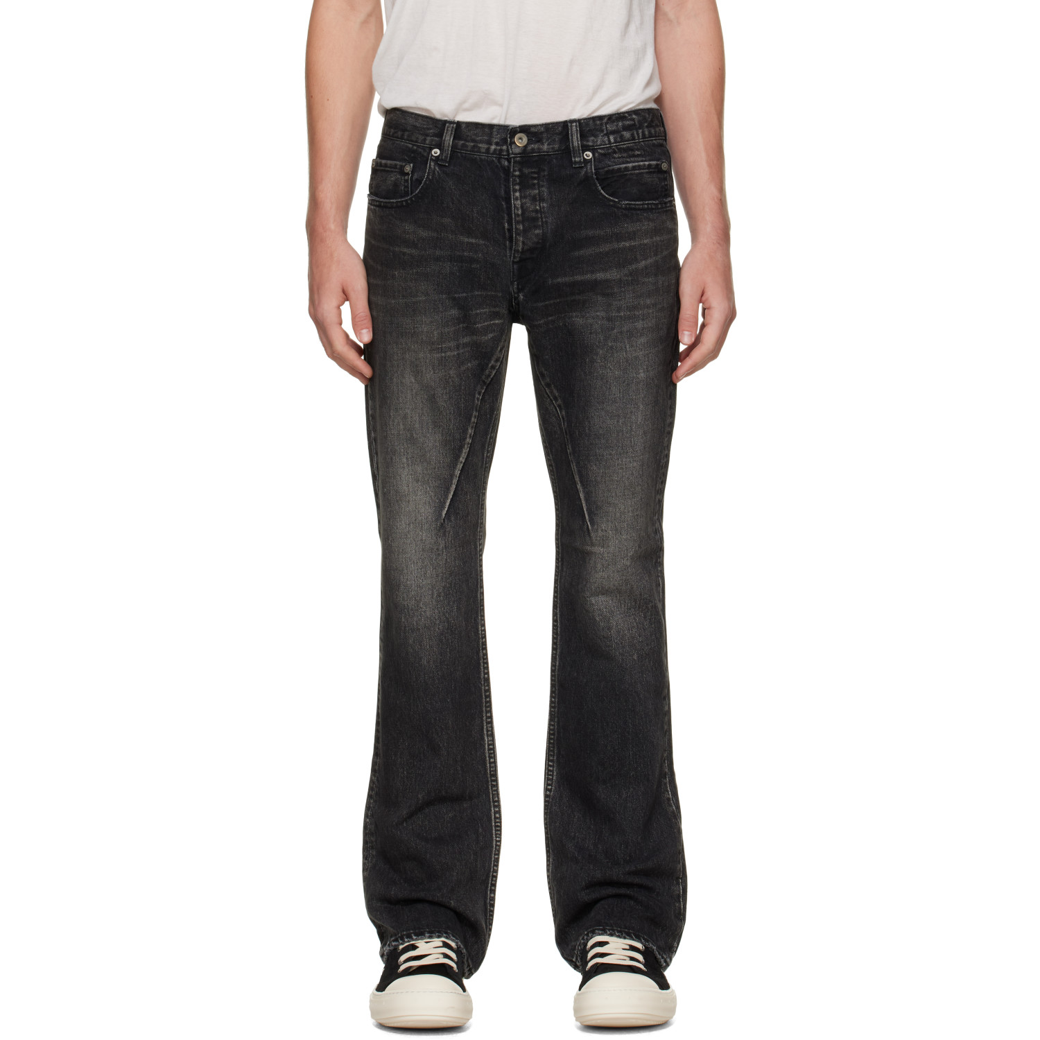 Rick Owens DRKSHDW Black Tower Ryder Jeans