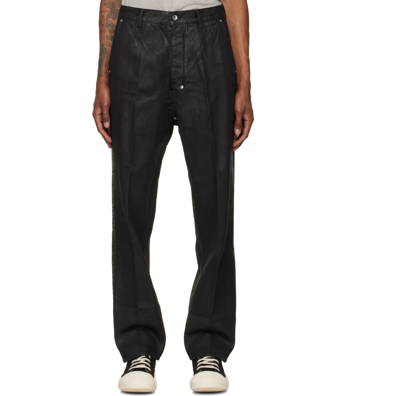 Rick Owens DRKSHDW Black Tower Joris Jeans