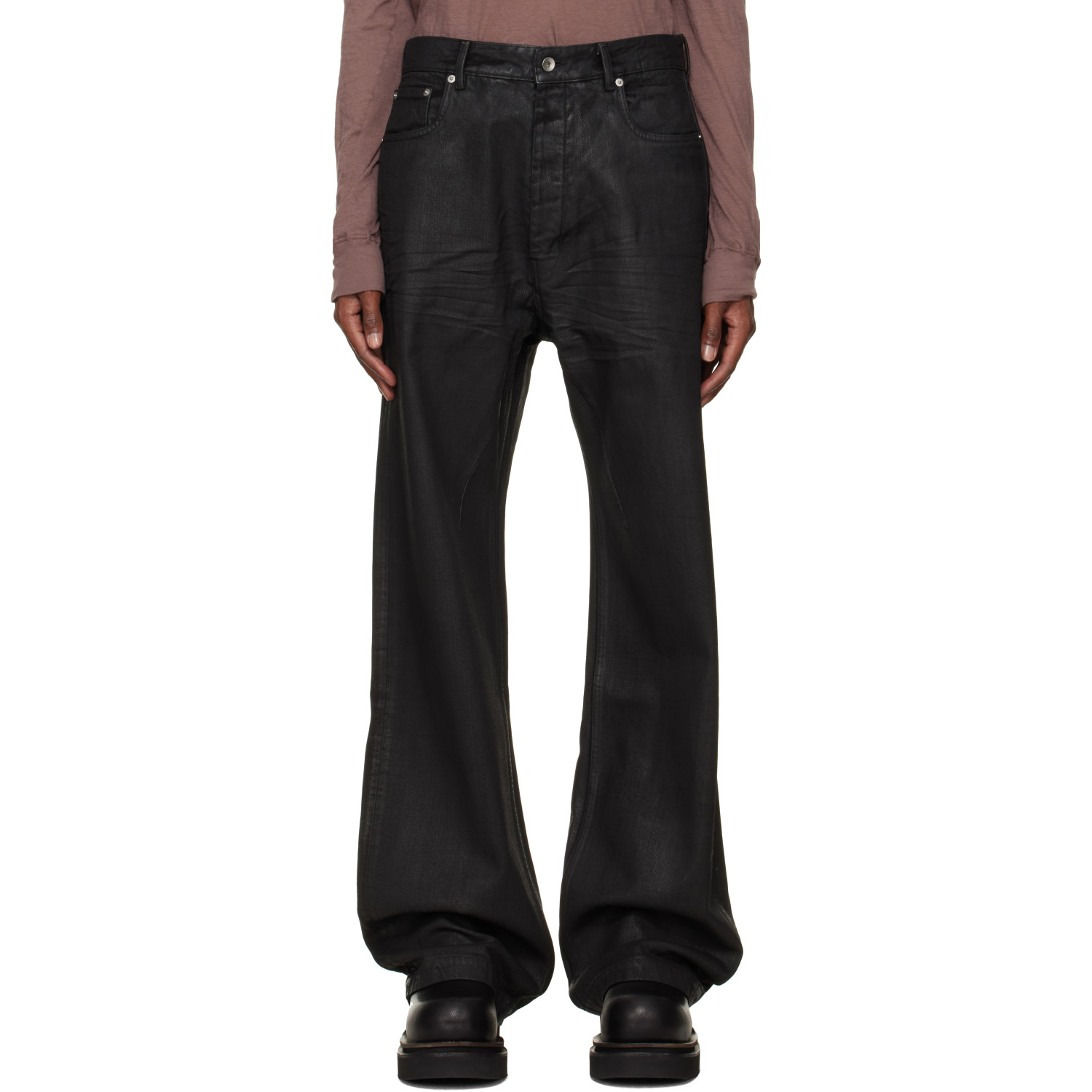 Rick Owens DRKSHDW Black Tower Geth Jeans