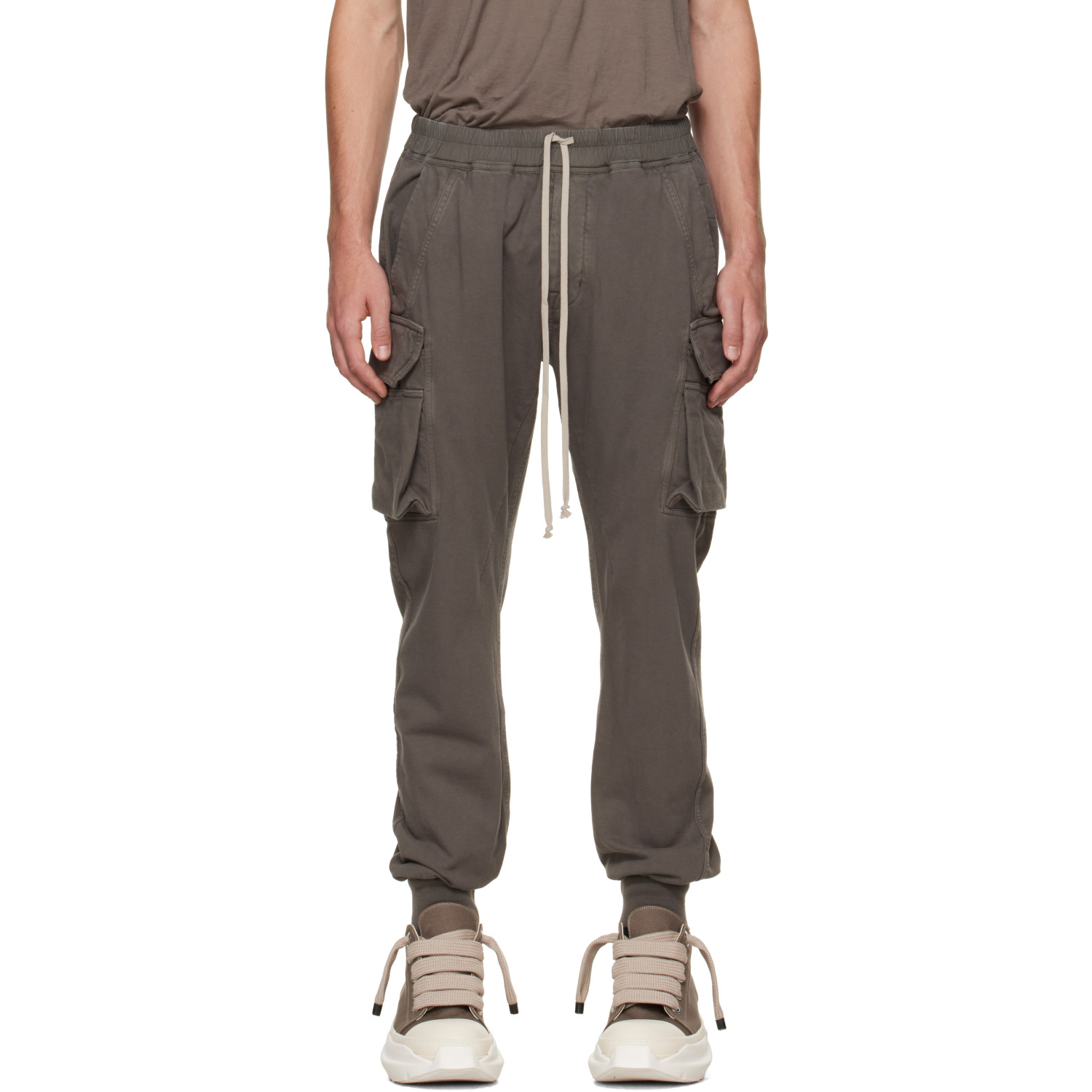 Rick Owens DRKSHDW Gray Tower Mastdon Cut Cargo Pants