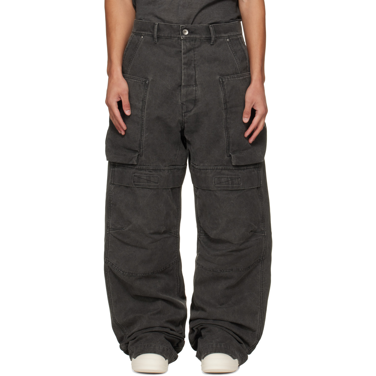 Rick Owens DRKSHDW Gray Tower Stefan Cargo Pants