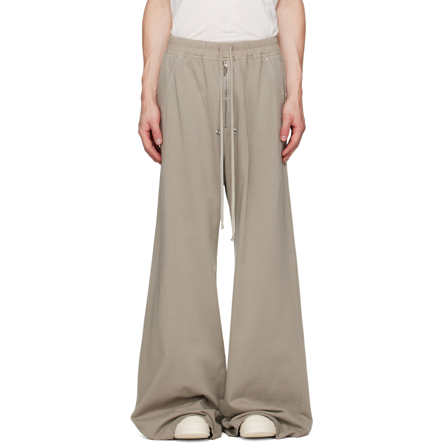 Rick Owens DRKSHDW Gray Tower Geth Belas Sweatpants