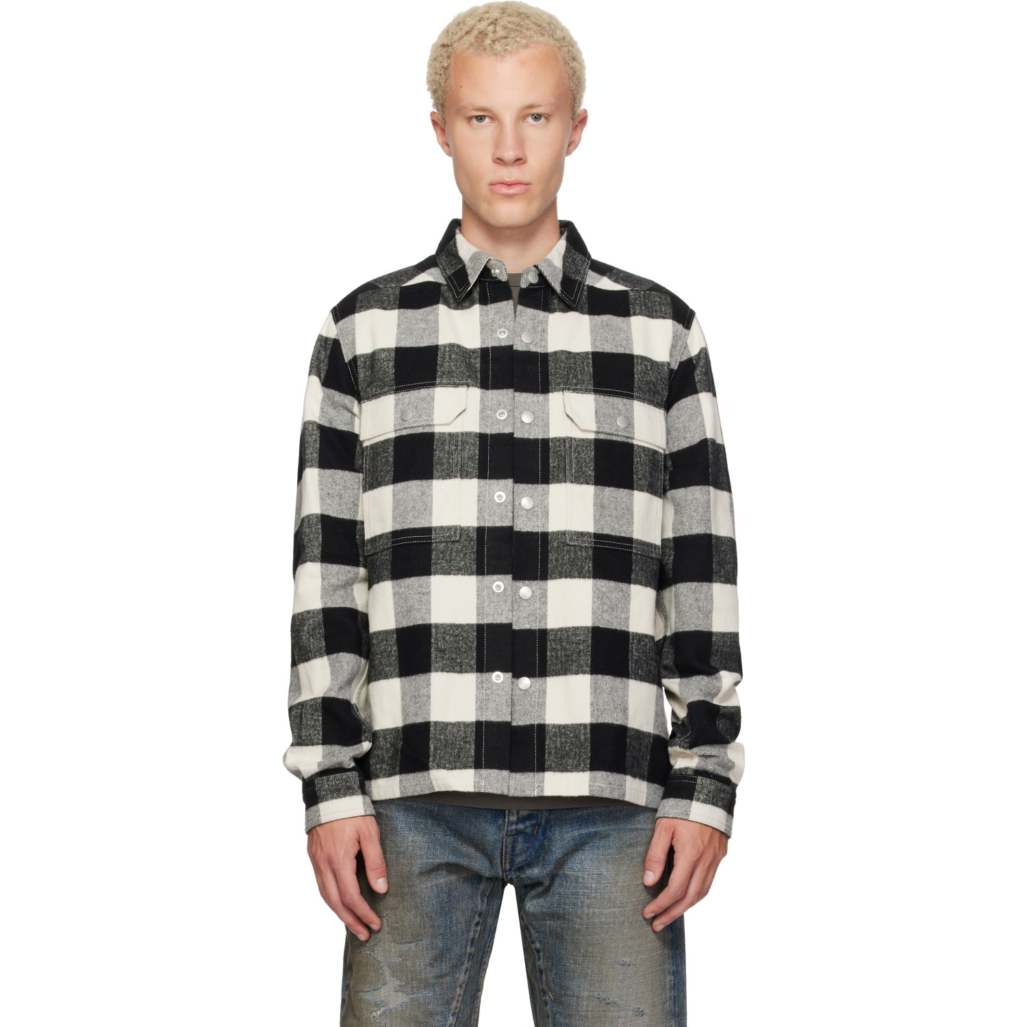Rick Owens DRKSHDW Gray Tower Cropped Outershirt