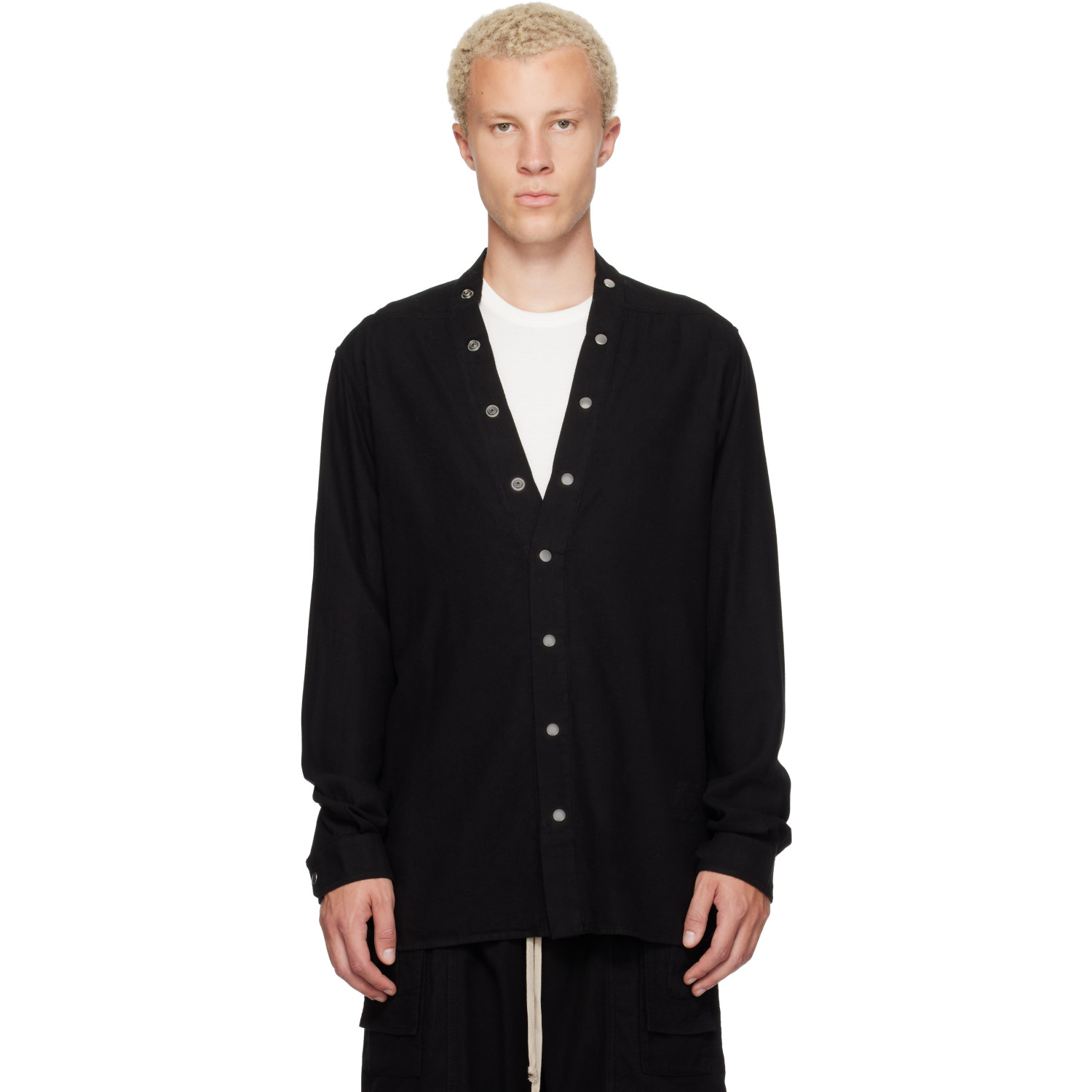 Rick Owens DRKSHDW Black Tower Larry Shirt
