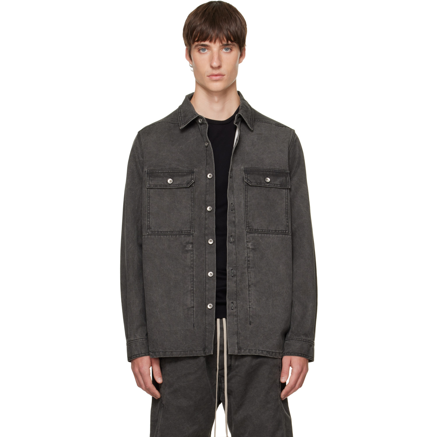 Rick Owens DRKSHDW Gray Tower Outershirt