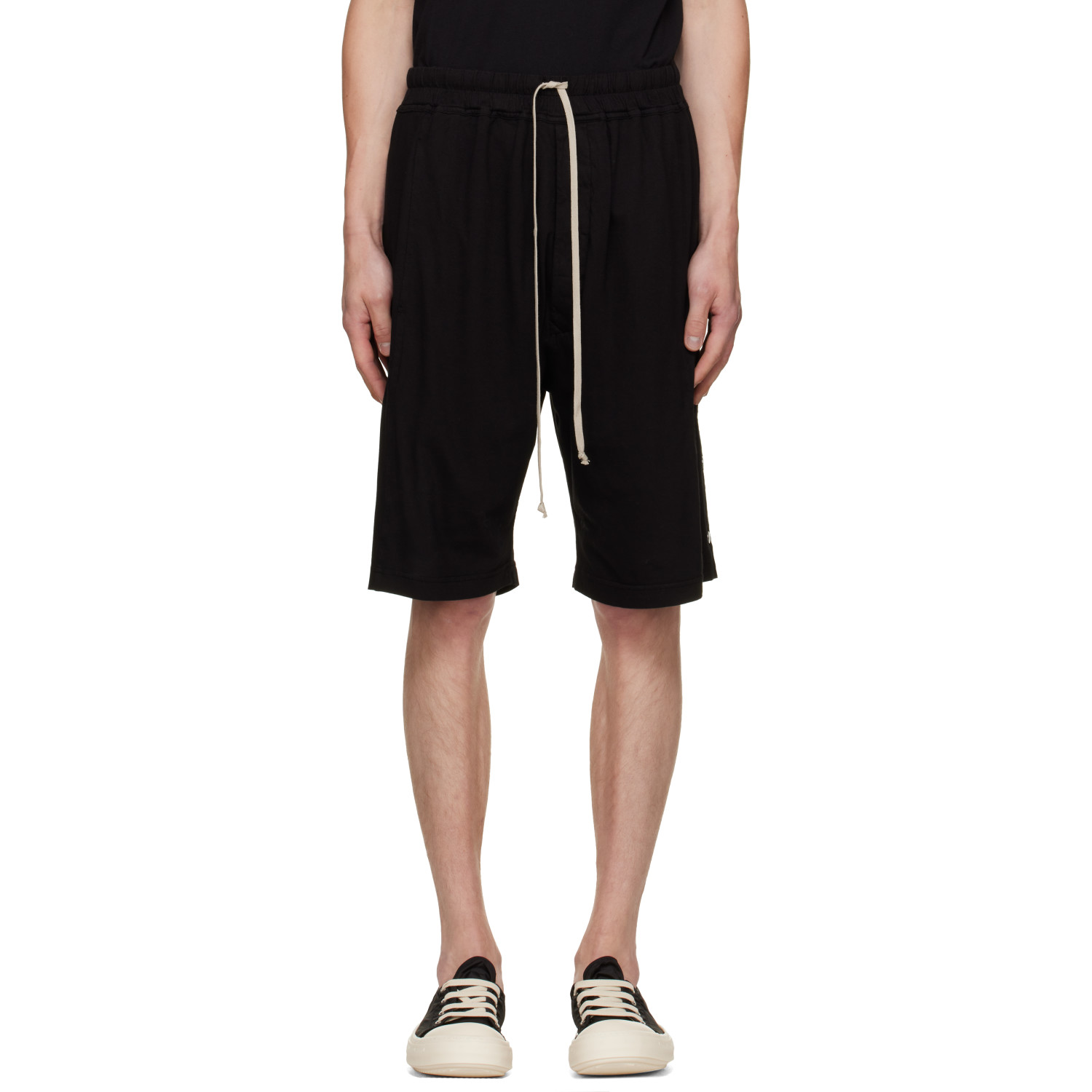 Rick Owens DRKSHDW Black Tower Pusher Shorts