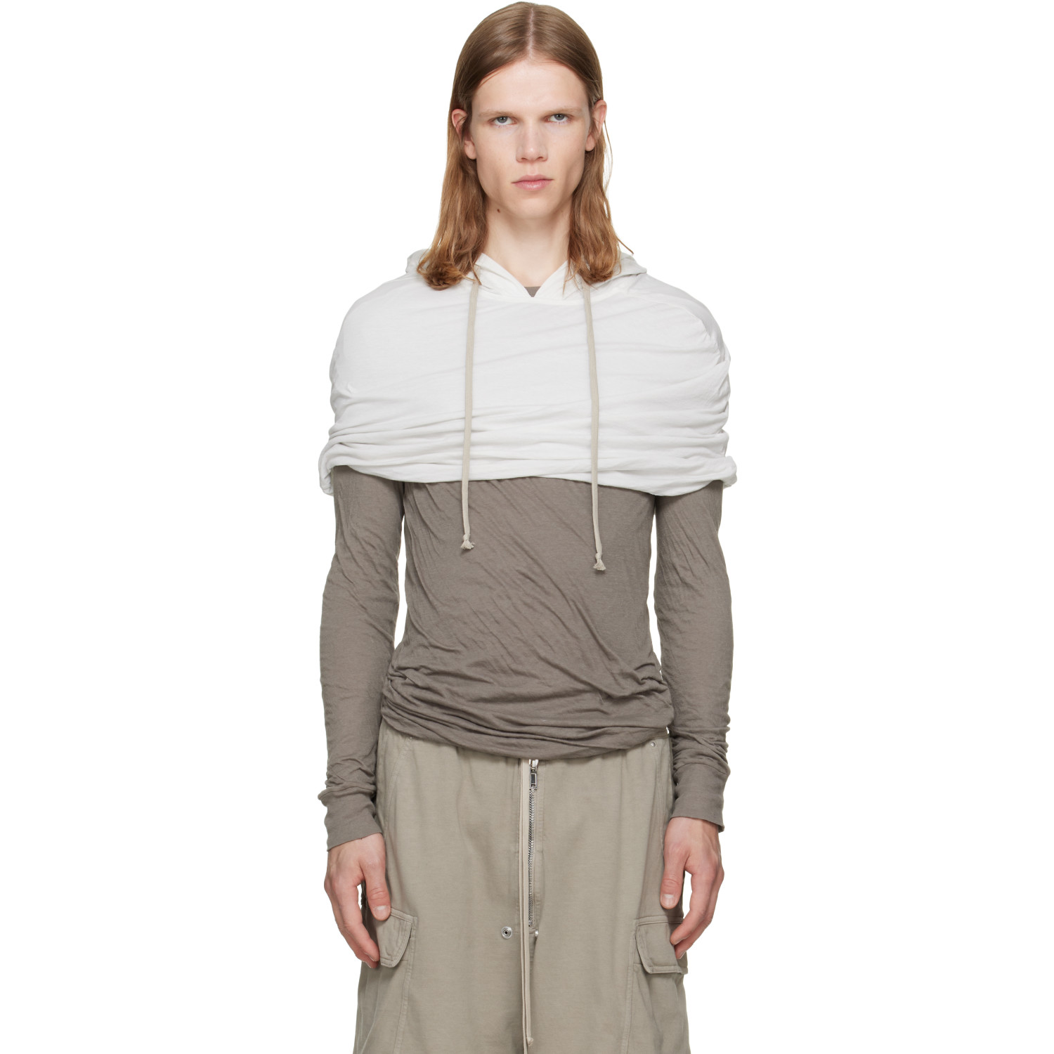 Rick Owens DRKSHDW White Tower Hood