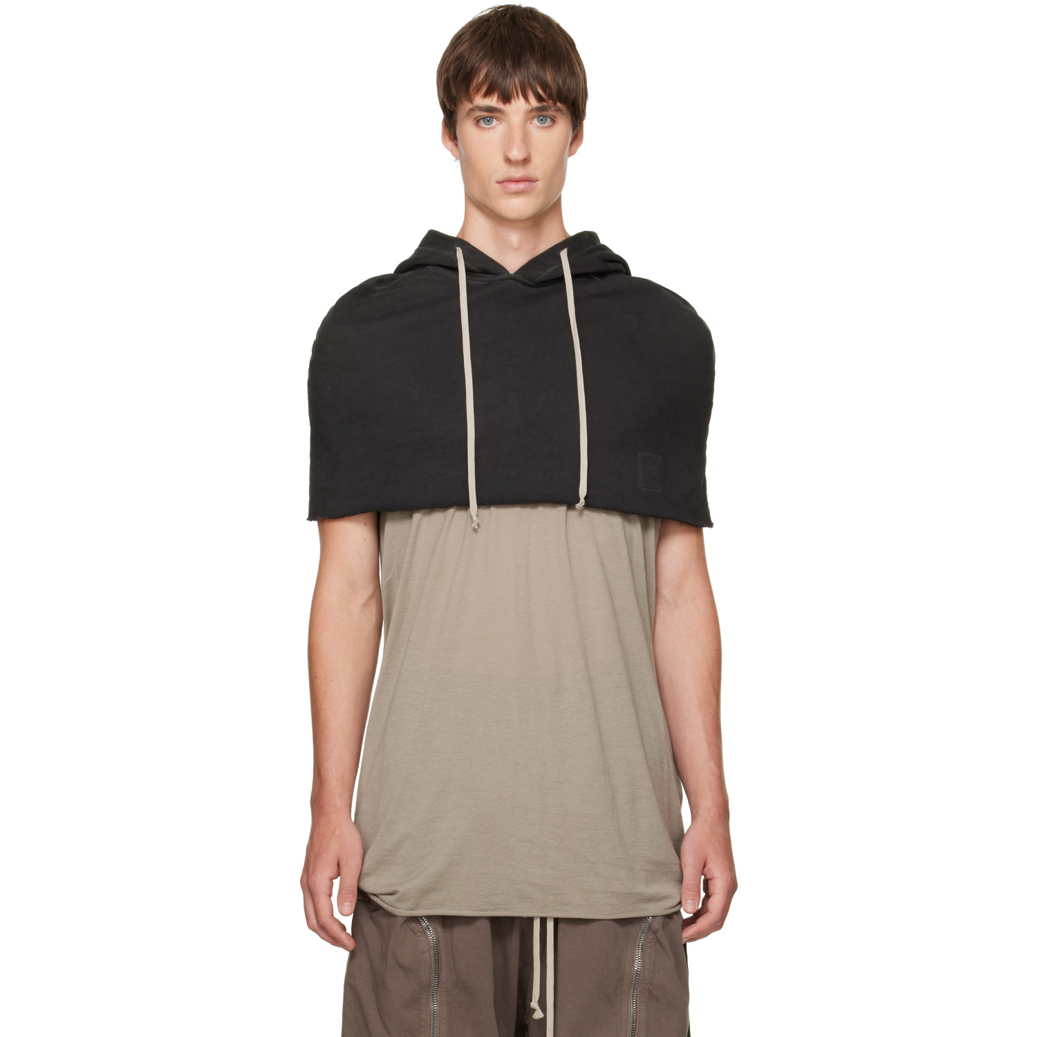 Rick Owens DRKSHDW Black Tower Hood Shrug