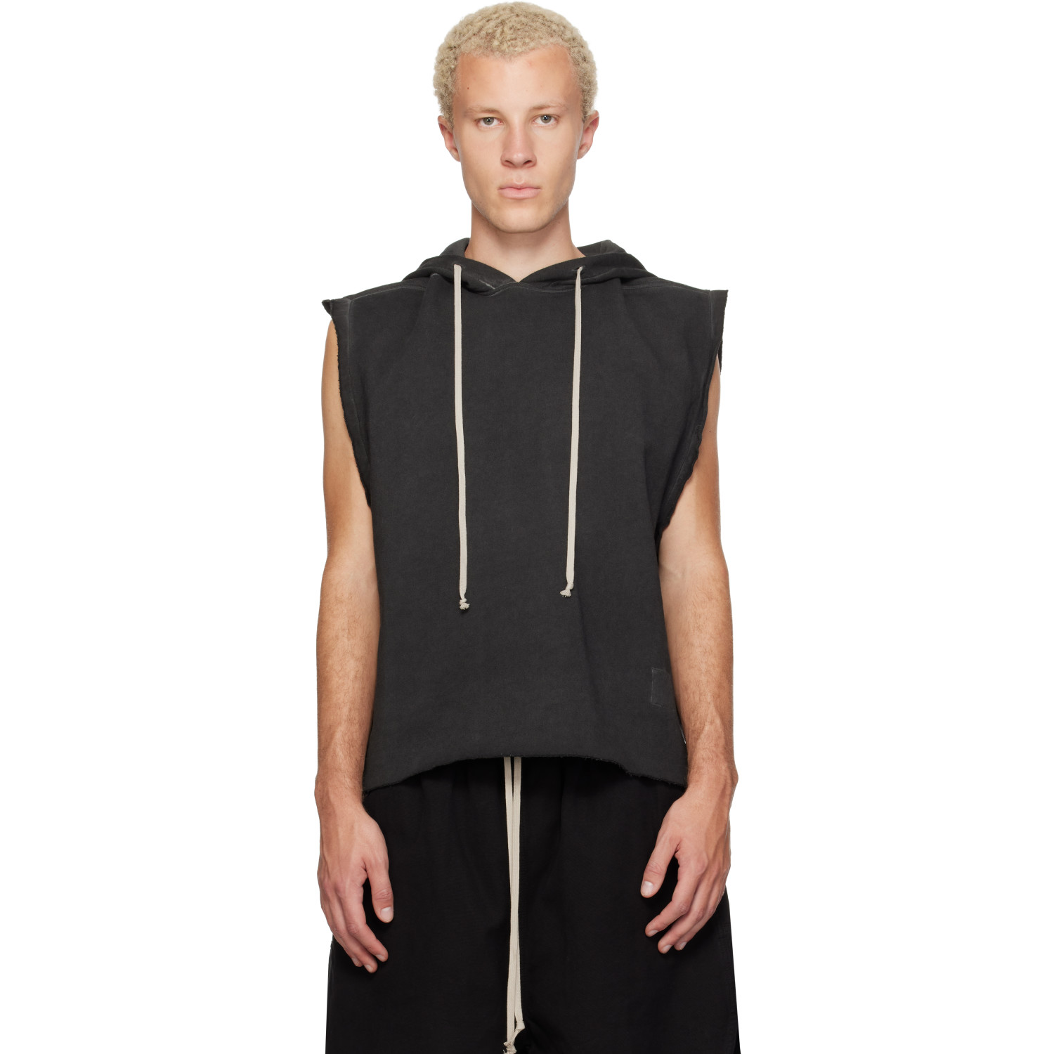Rick Owens DRKSHDW Gray Tower Tunic Hoodie