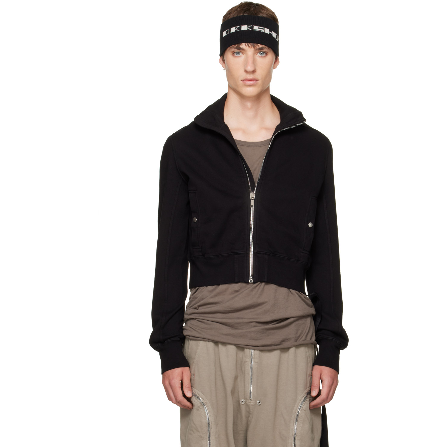 Rick Owens DRKSHDW Black Tower Rev Track Jacket