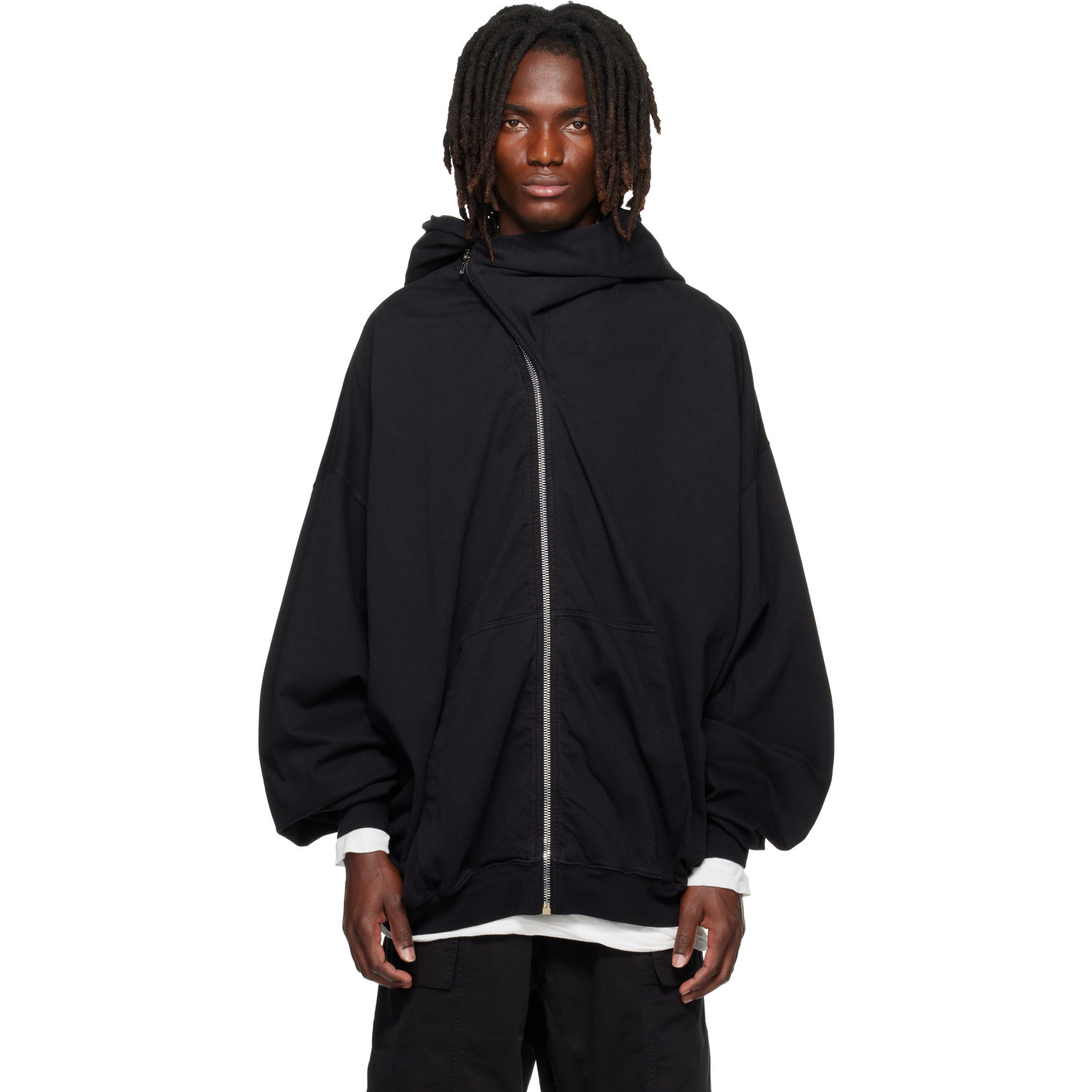 Rick Owens DRKSHDW Black Tower Mountain Hun Hoodie