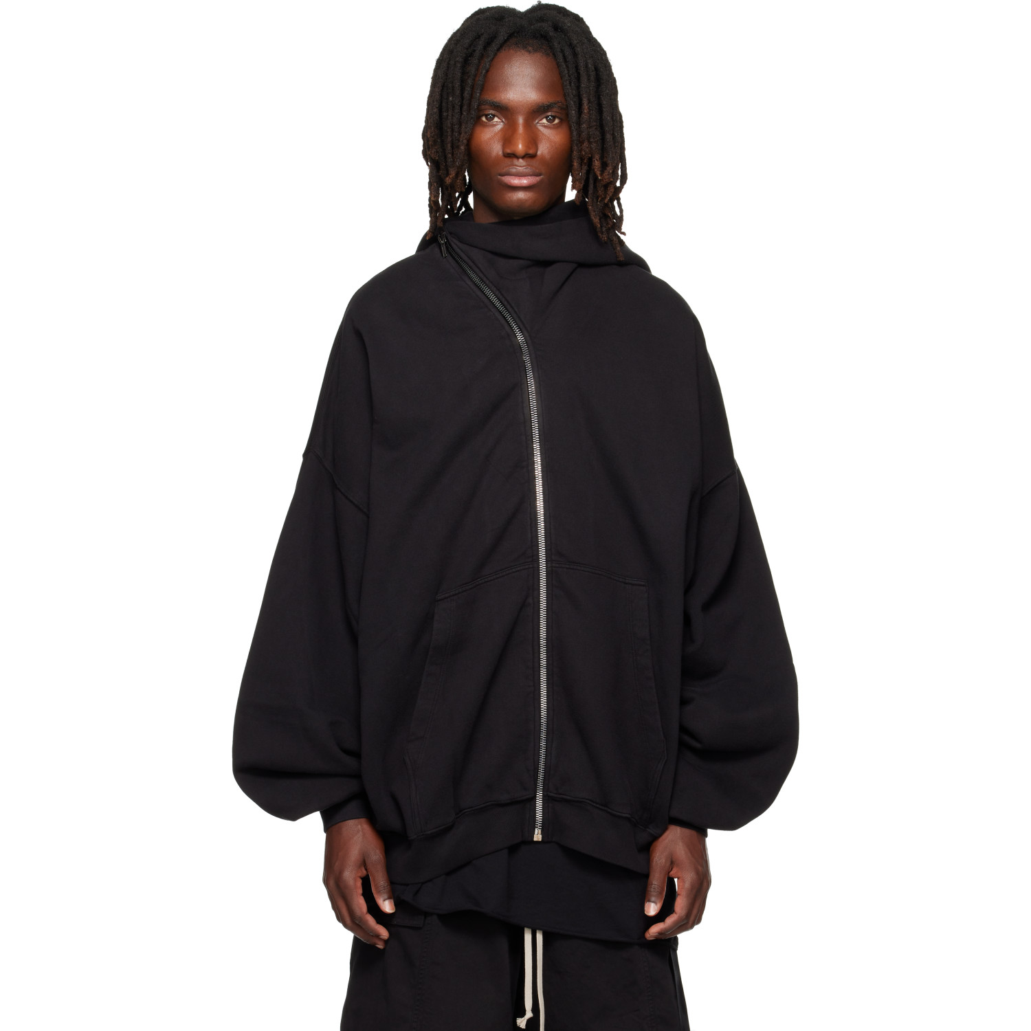 Rick Owens DRKSHDW Black Tower Mountain Hun Hoodie