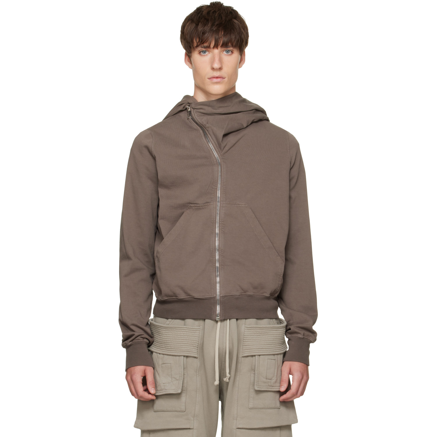 Rick Owens DRKSHDW Gray Tower Mountain Hoodie