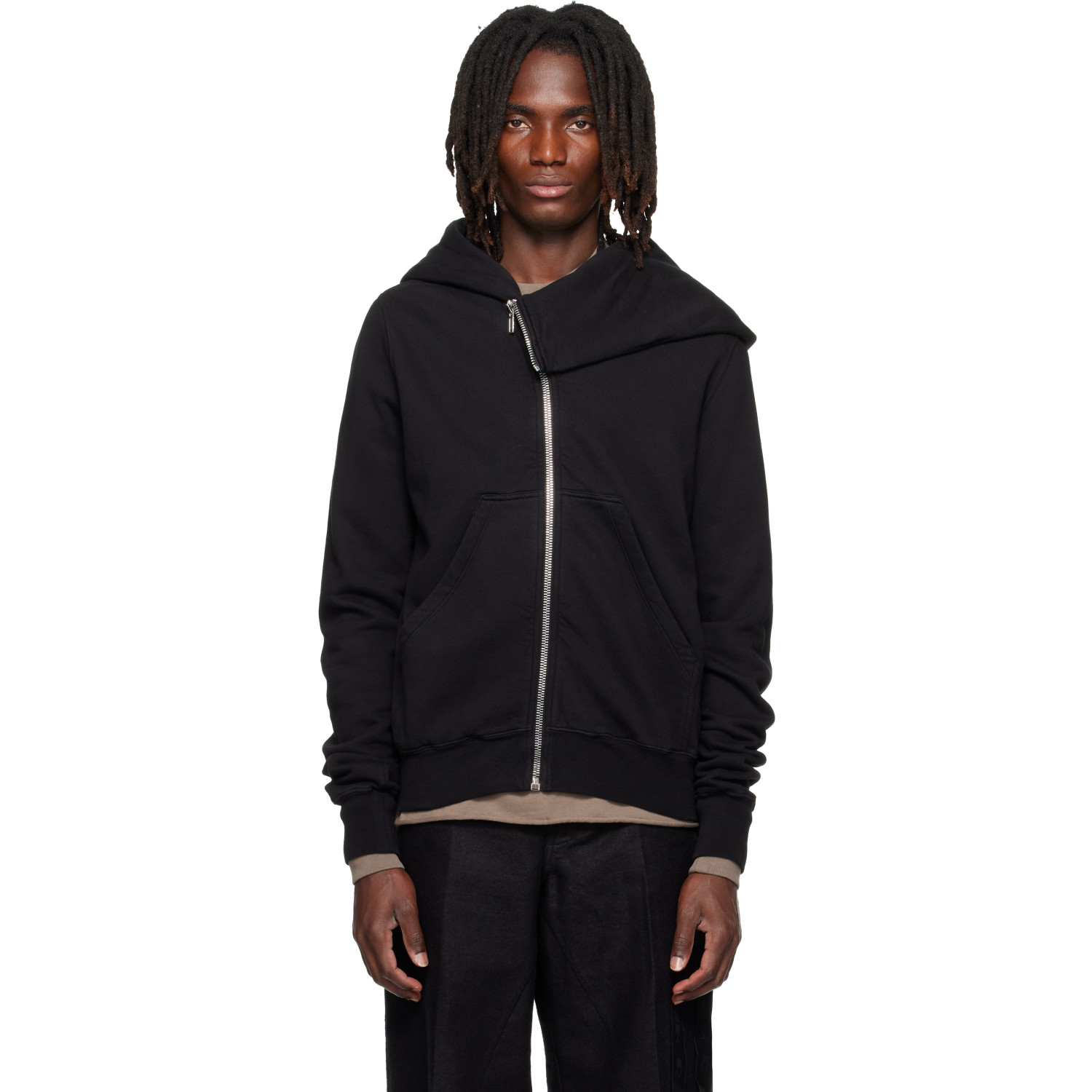 Rick Owens DRKSHDW Black Tower Mountain Hoodie
