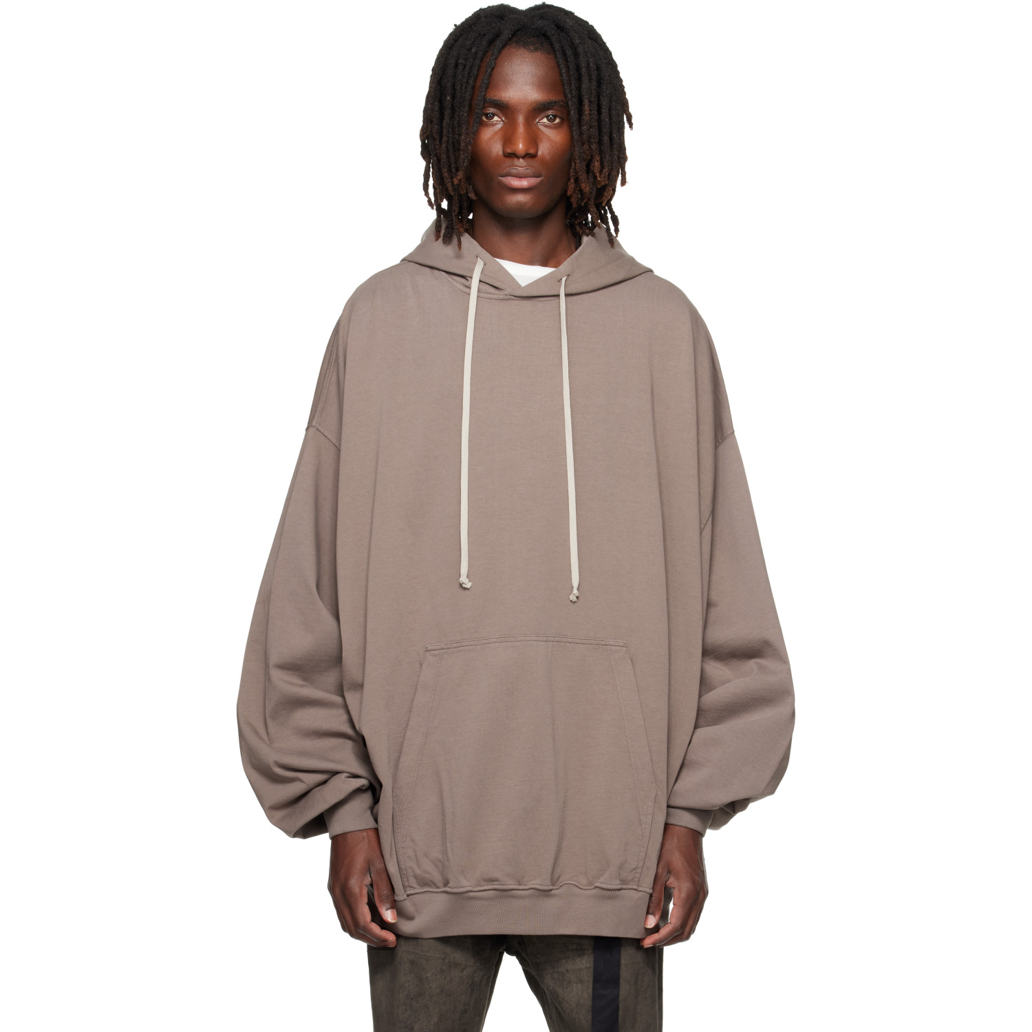 Rick Owens DRKSHDW Gray Tower Hun Hoodie