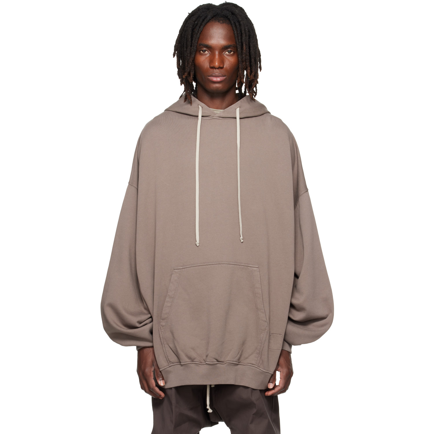 Rick Owens DRKSHDW Gray Tower Hun Hoodie
