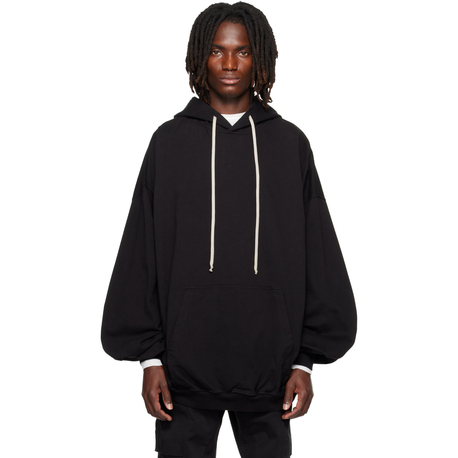 Rick Owens DRKSHDW Black Tower Hun Hoodie