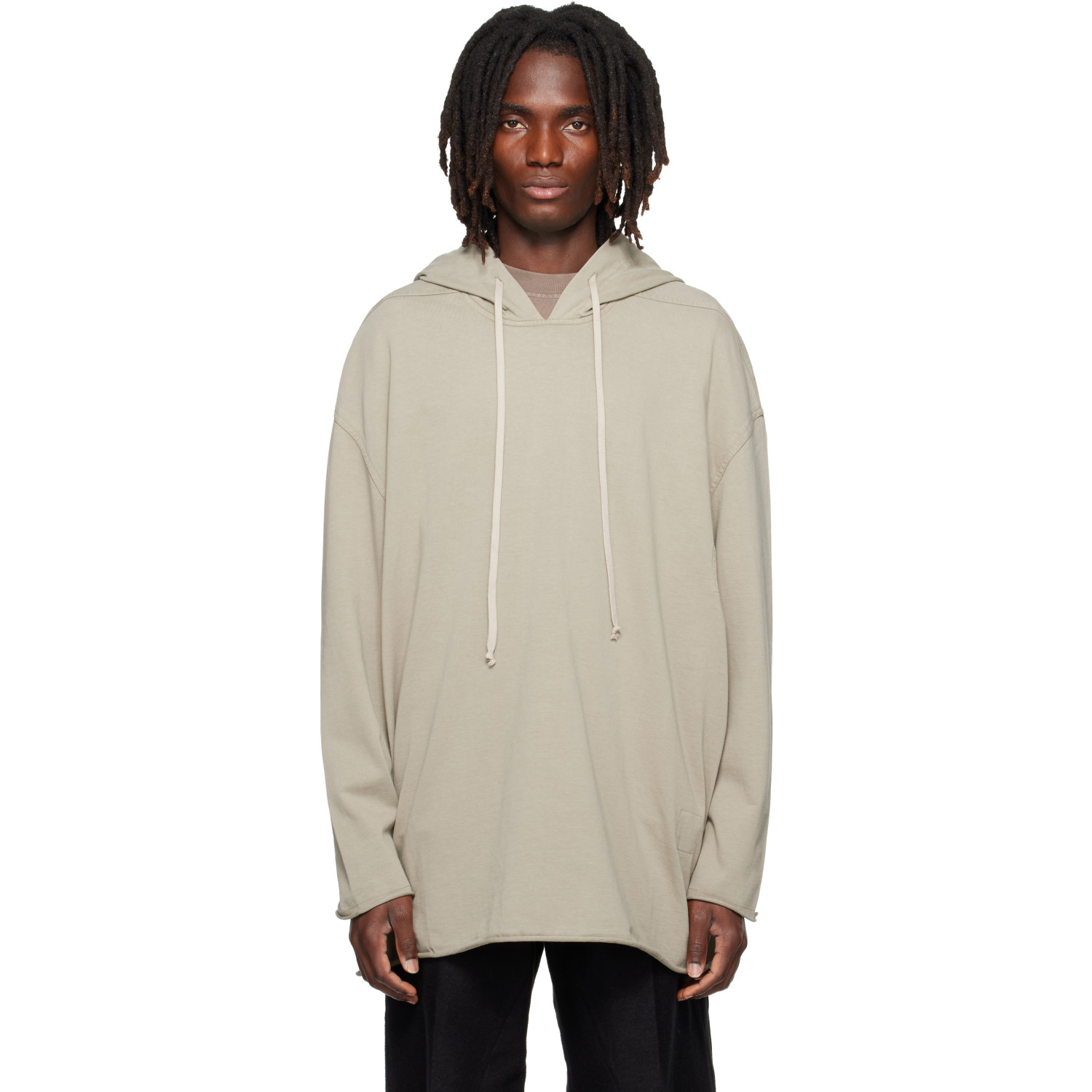 Rick Owens DRKSHDW Gray Tower Peter Hoodie