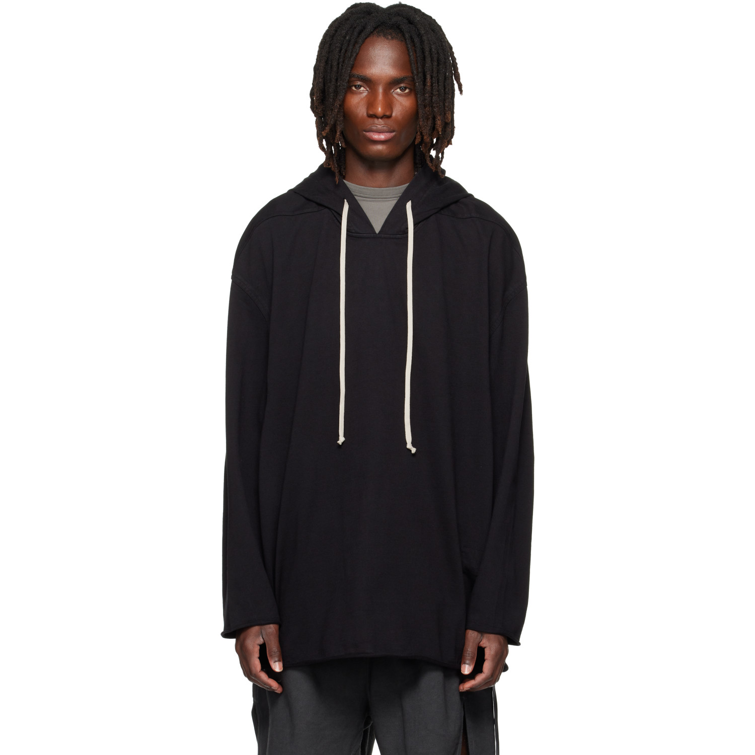 Rick Owens DRKSHDW Black Tower Peter Hoodie