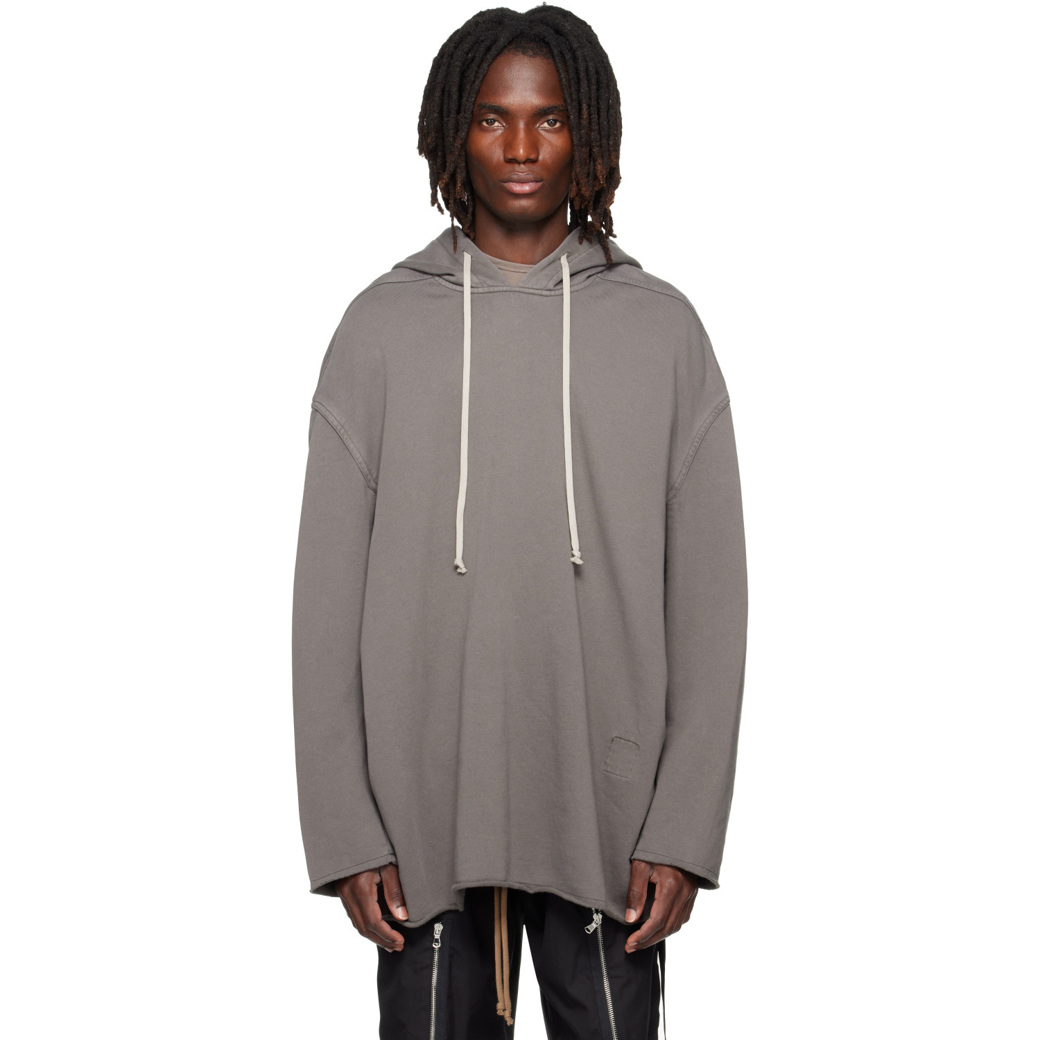Rick Owens DRKSHDW Gray Tower Peter Hoodie
