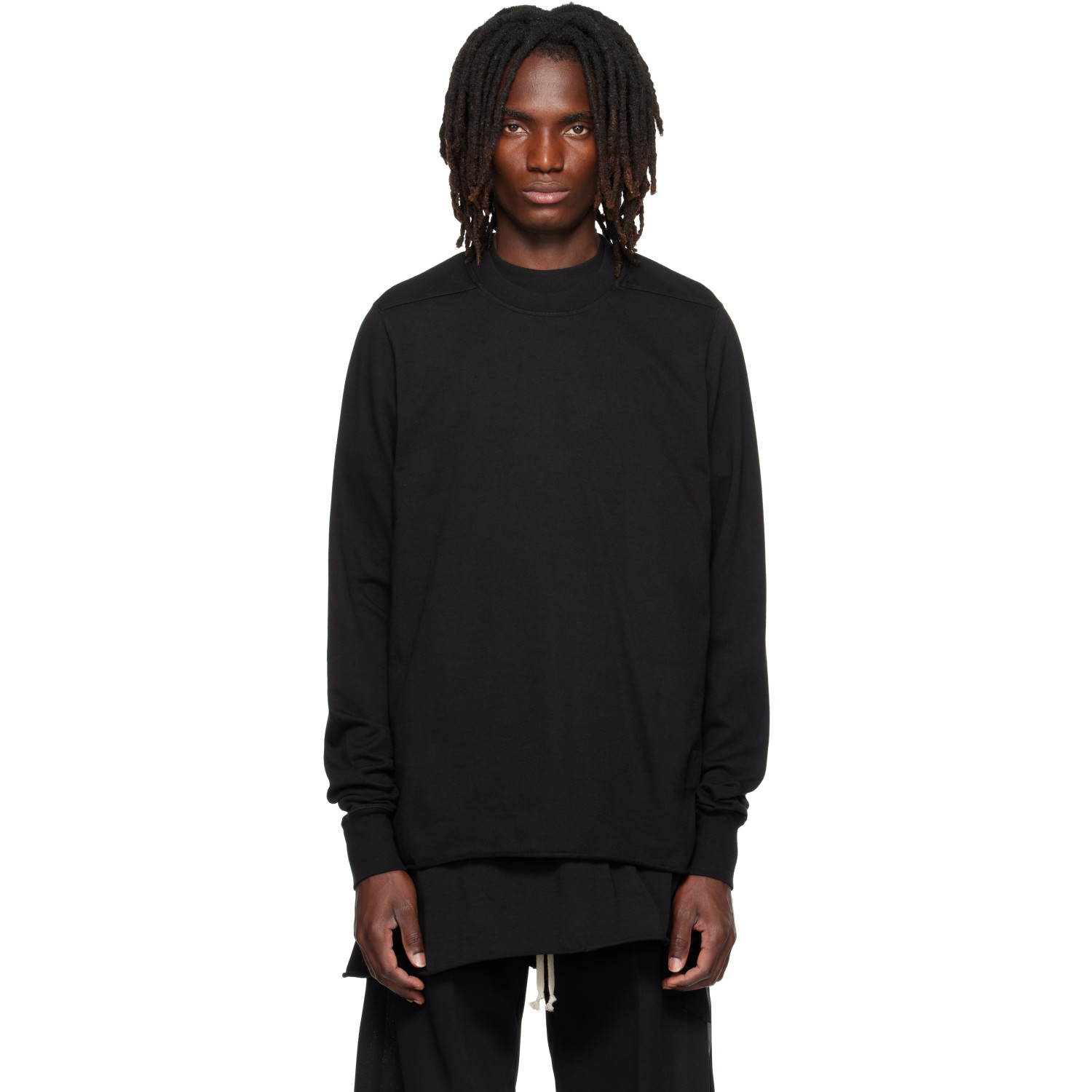 Rick Owens DRKSHDW Black Tower Crewneck Sweatshirt