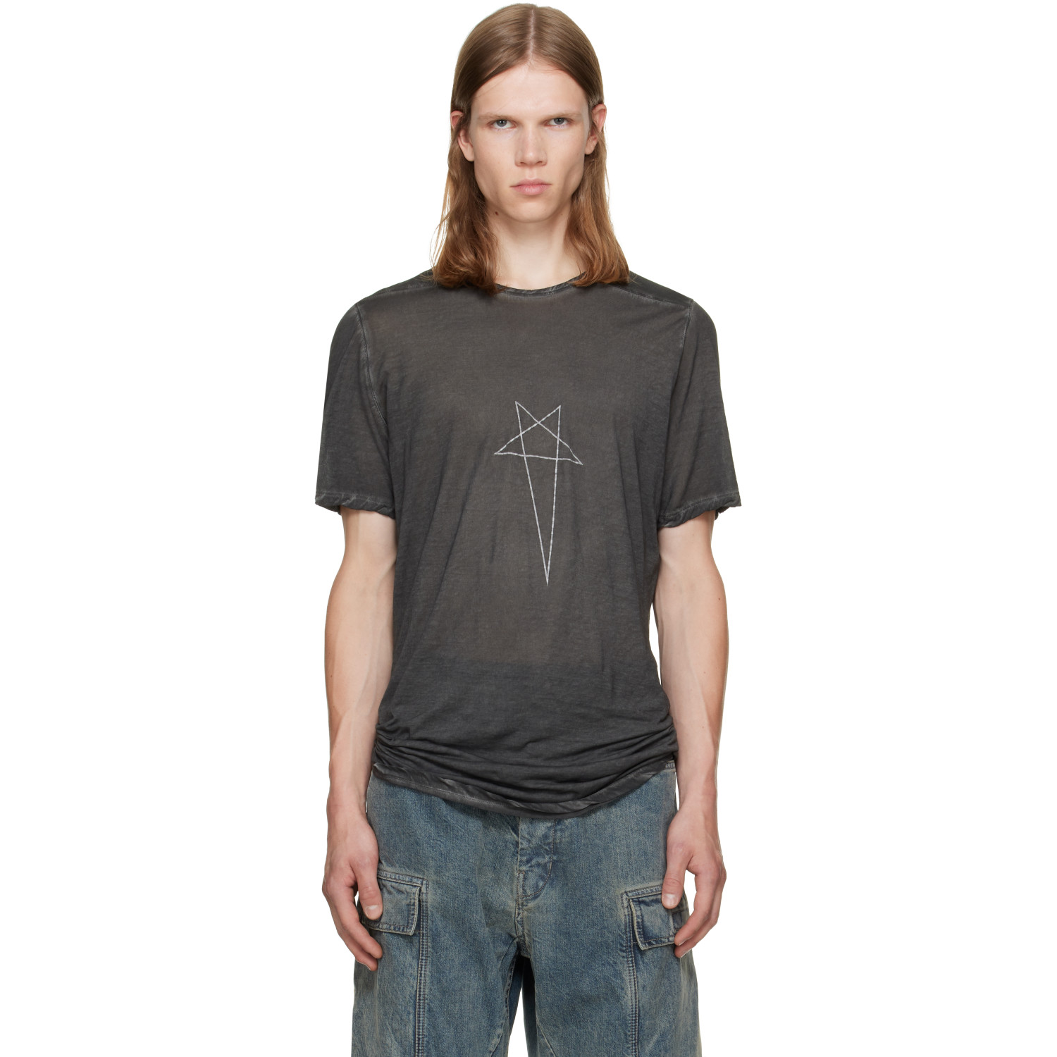 Rick Owens DRKSHDW Black Tower Level T-shirt