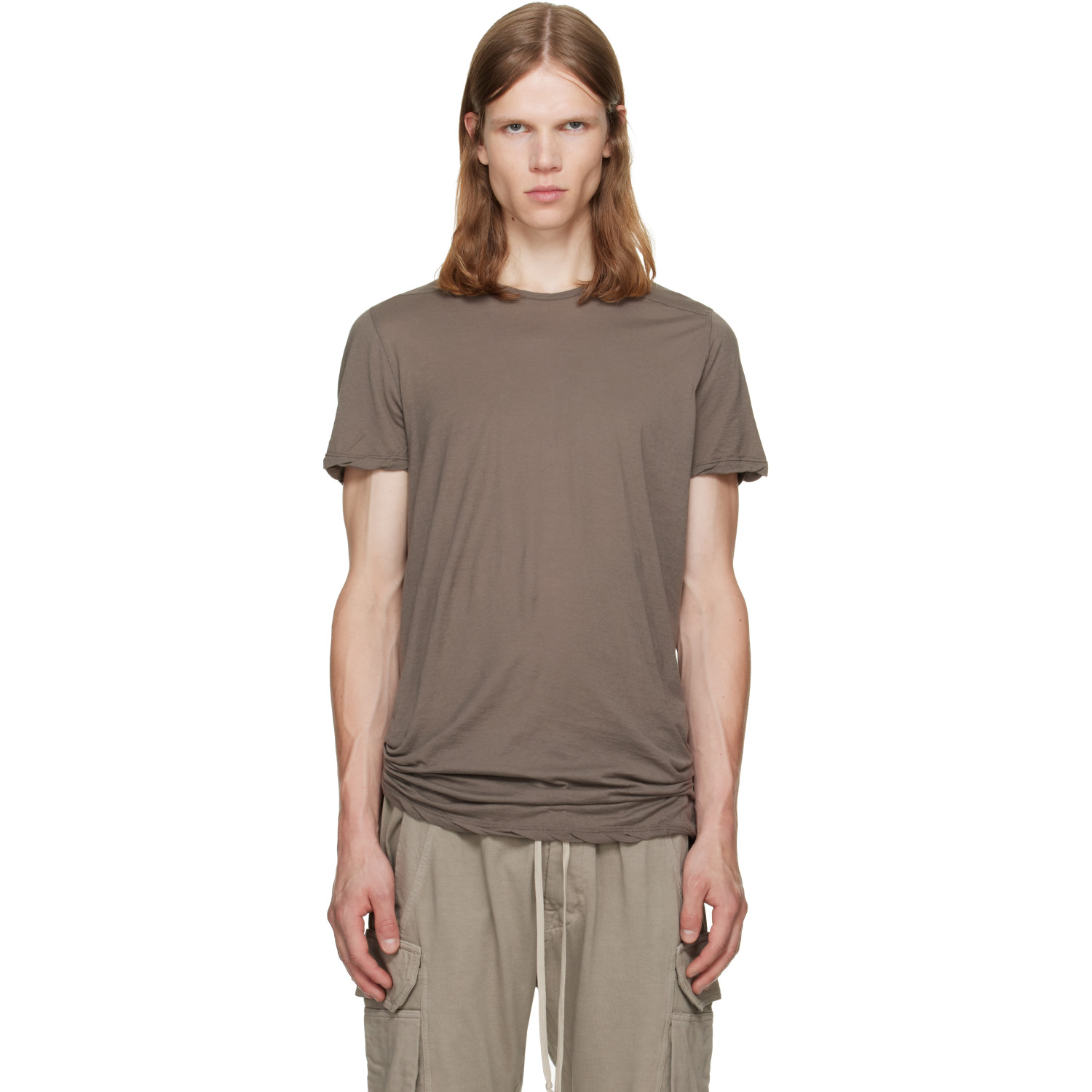 Rick Owens DRKSHDW Taupe Tower Level T-shirt