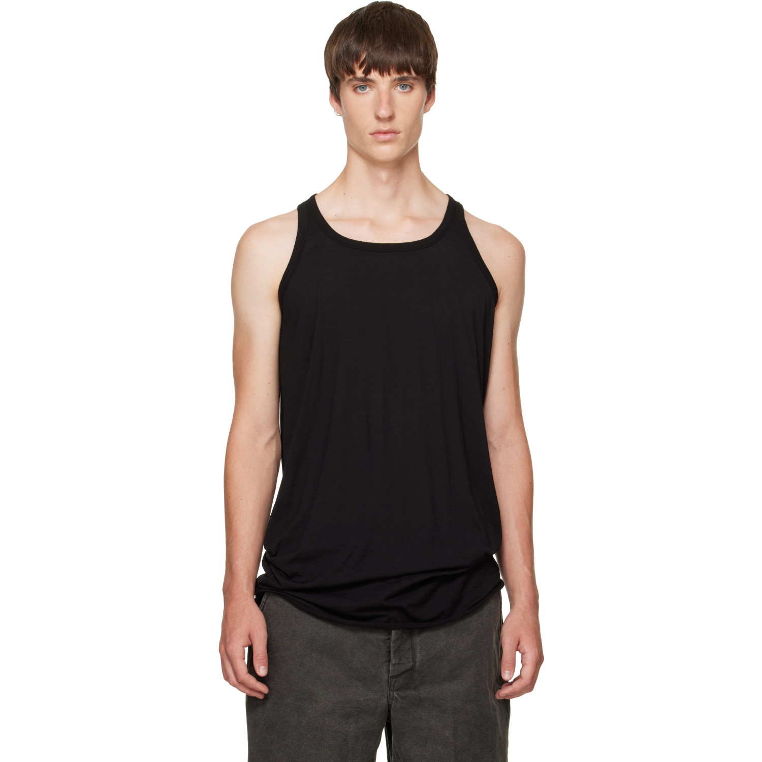 Rick Owens DRKSHDW Black Tower Loose Tank Top