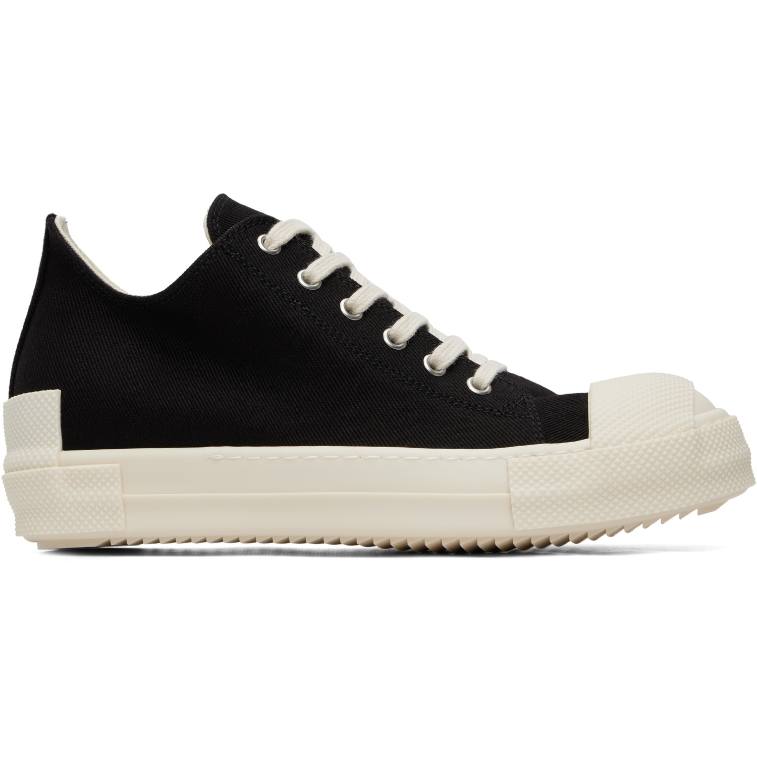 Rick Owens DRKSHDW Black Tower Low Sneaks Sneakers