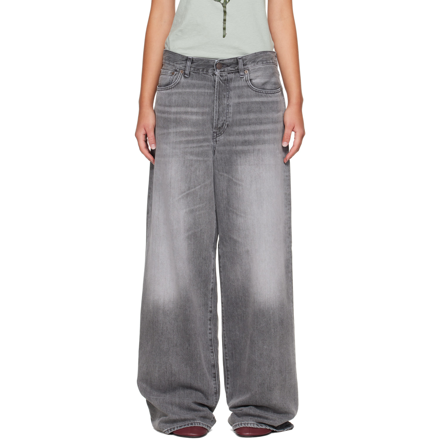 Acne Studios Gray 1981 Loose Fit Jeans