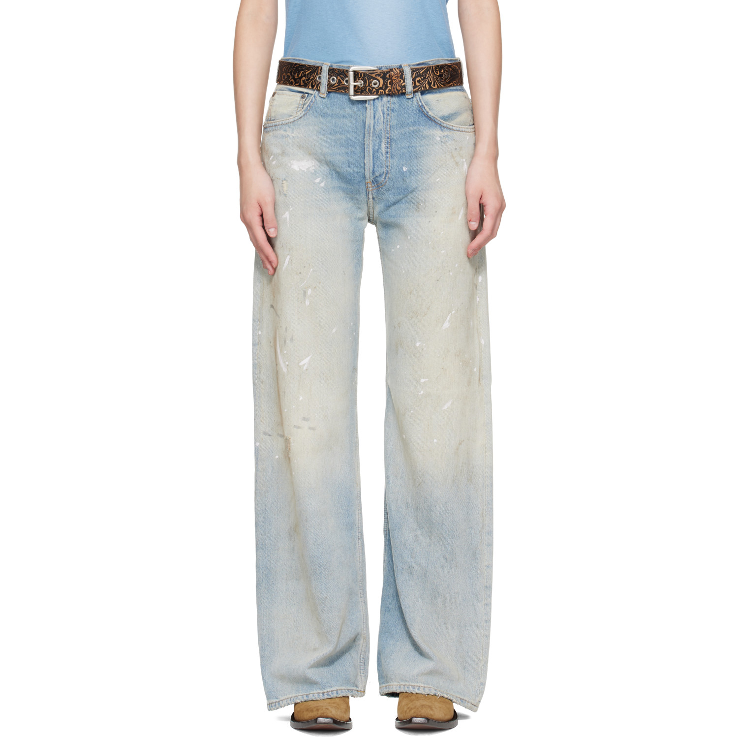 Acne Studios Blue Regular Fit 2021F Jeans