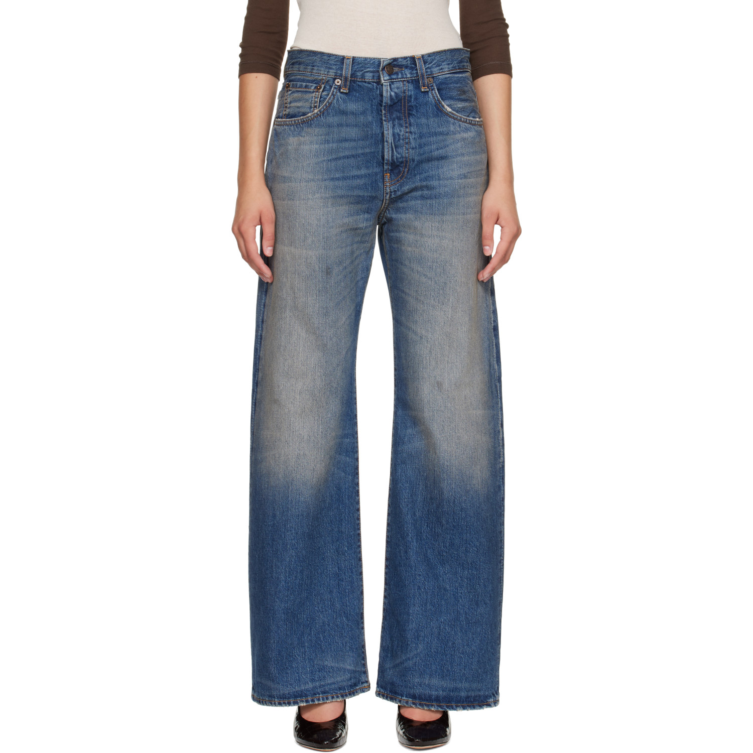 Acne Studios Blue 2021F Regular Fit Jeans