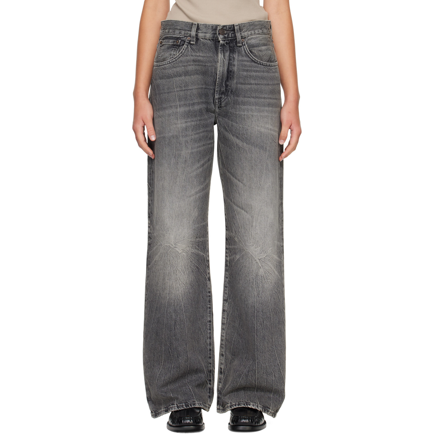 Acne Studios Gray 2021F Regular Fit Jeans