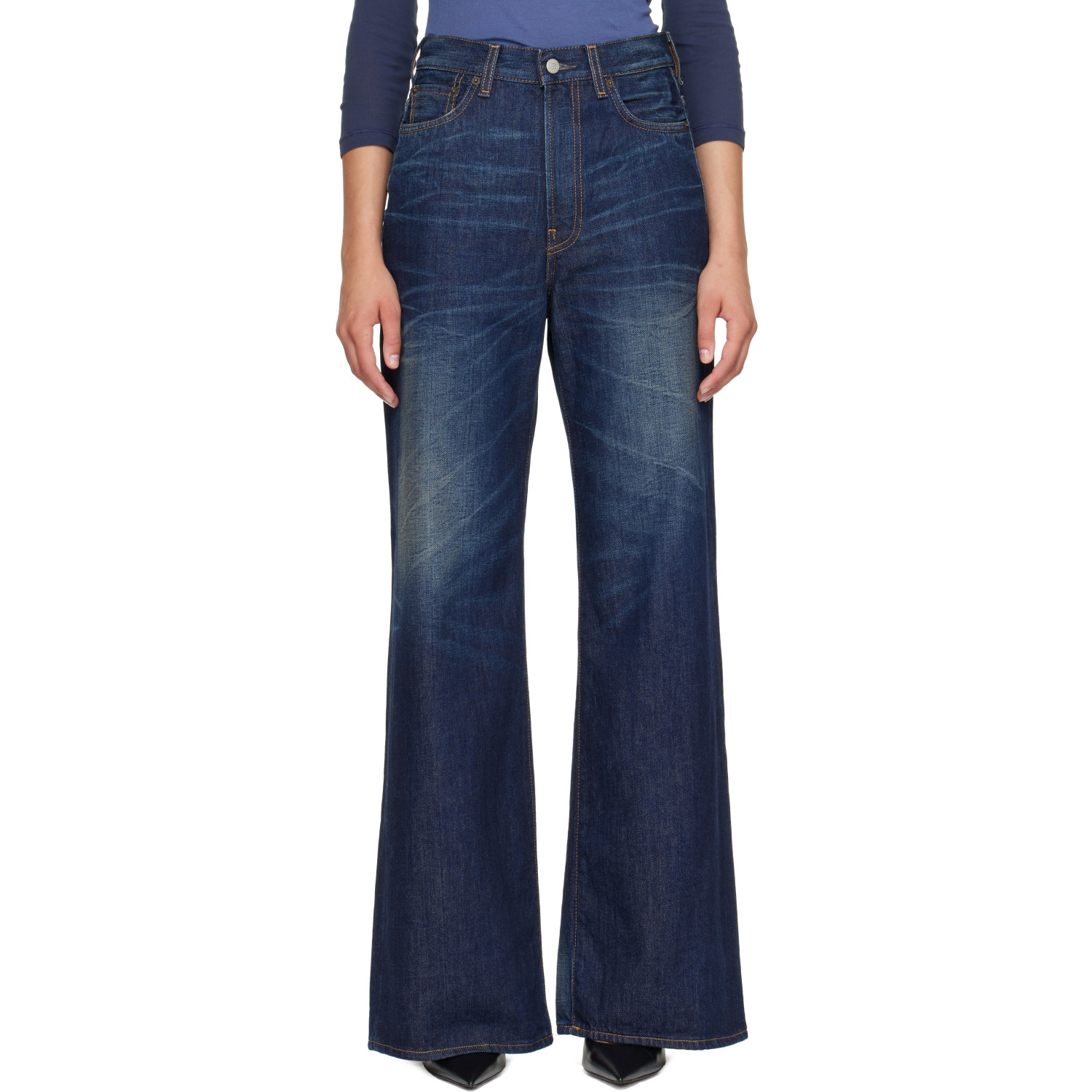 Acne Studios Blue 2022F Regular Fit Jeans
