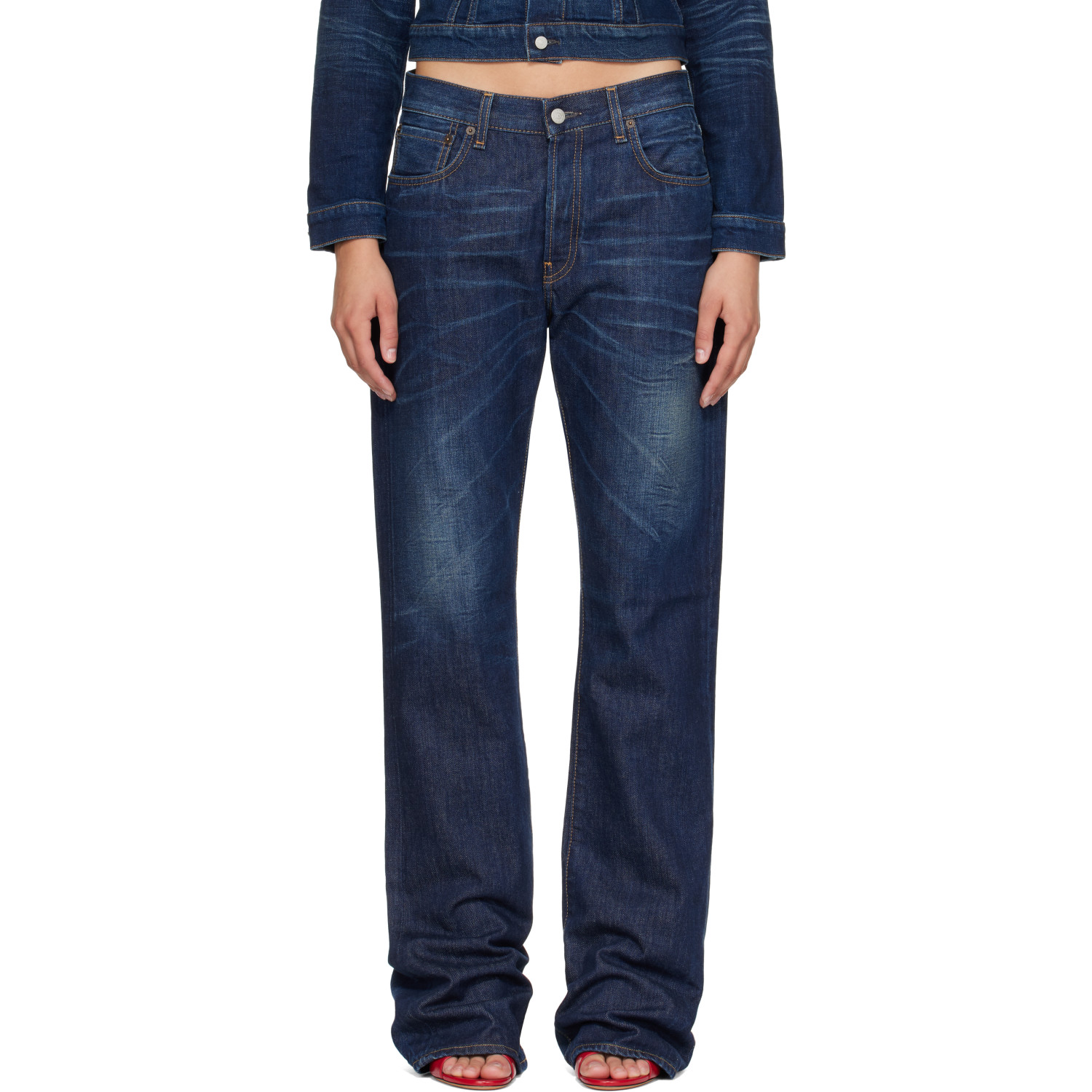 Acne Studios Blue 2009F Regular FIt Jeans