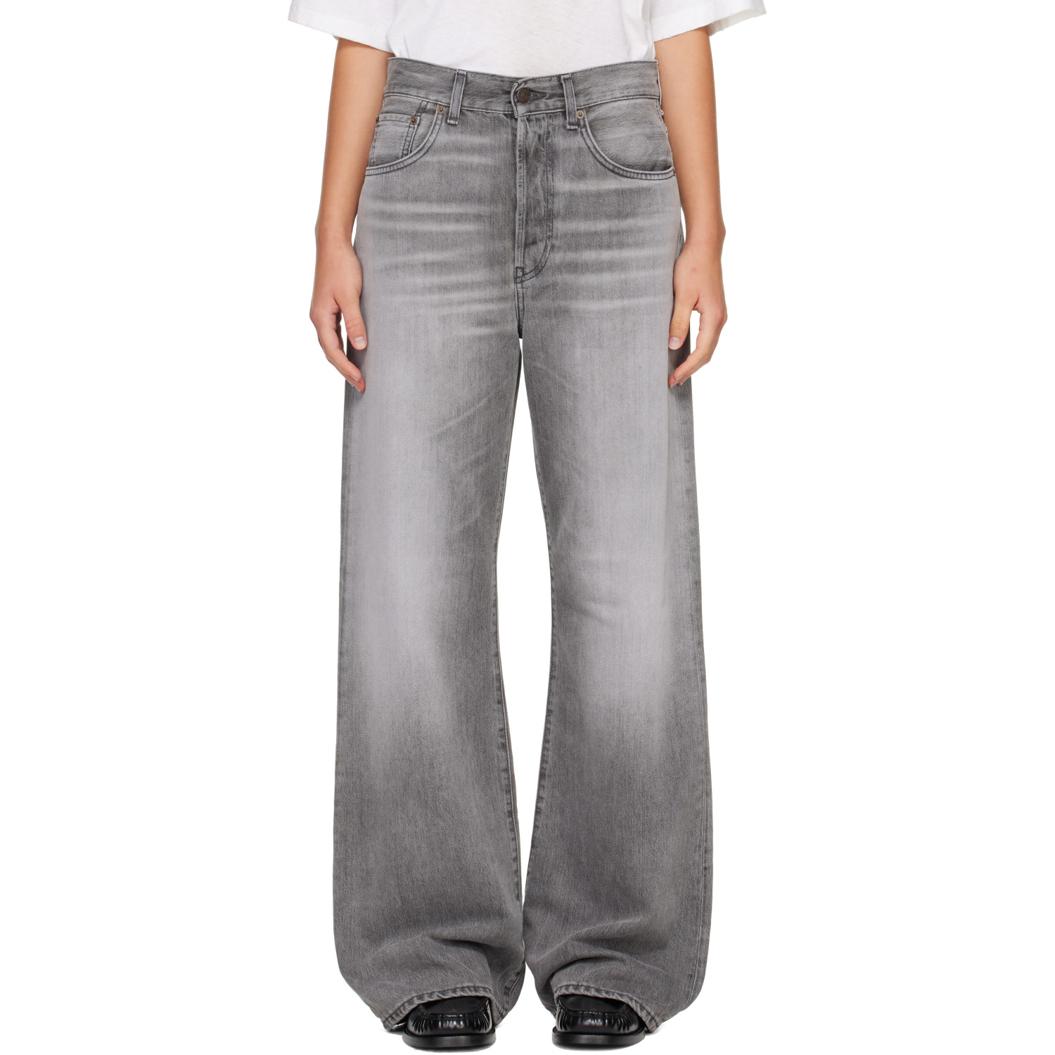 Acne Studios Gray 2021F Regular Fit Jeans