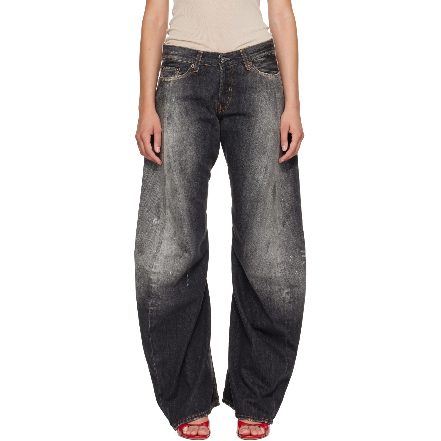 Acne Studios Black 2006F Loose Fit Jeans