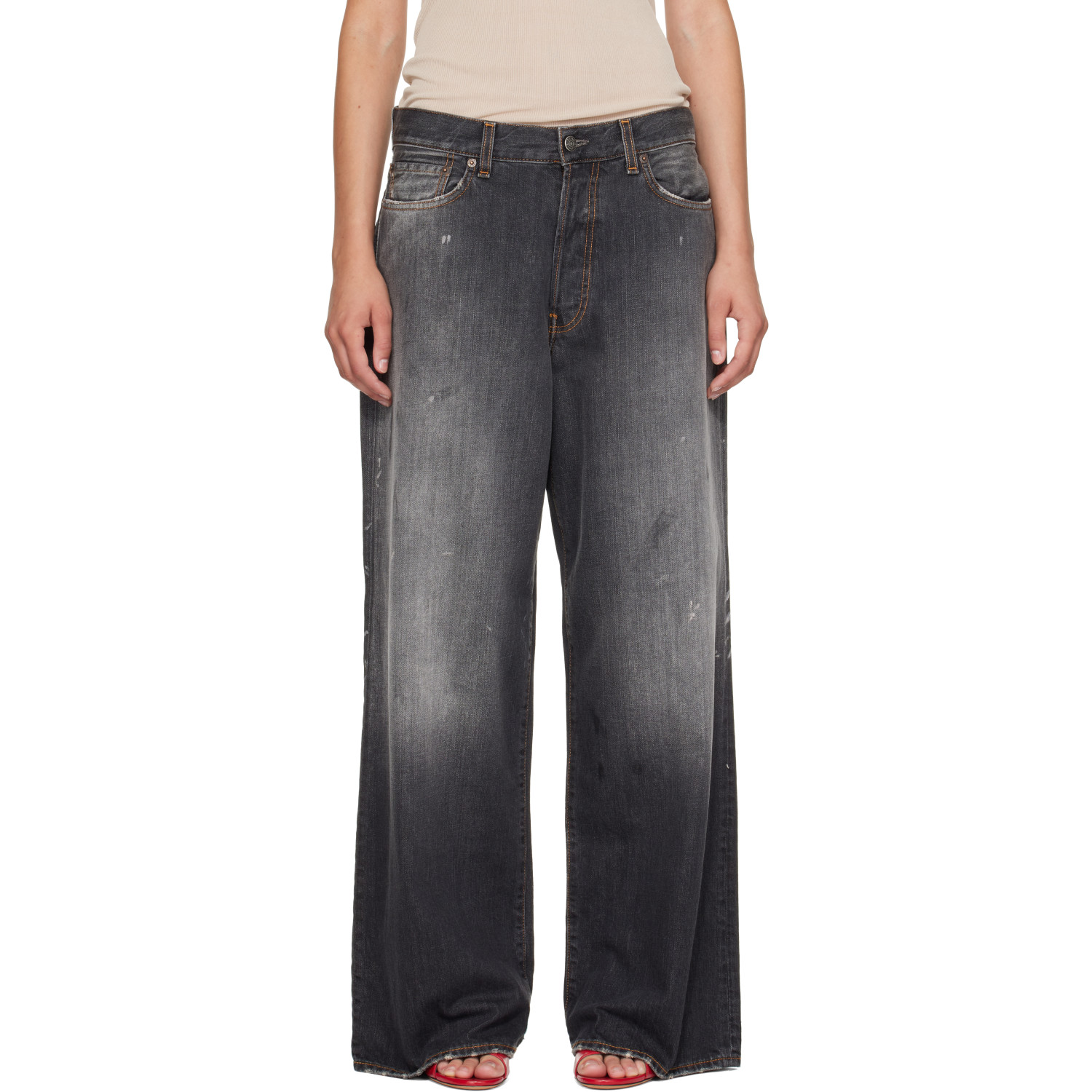 Acne Studios Black 1981 Loose Fit Jeans